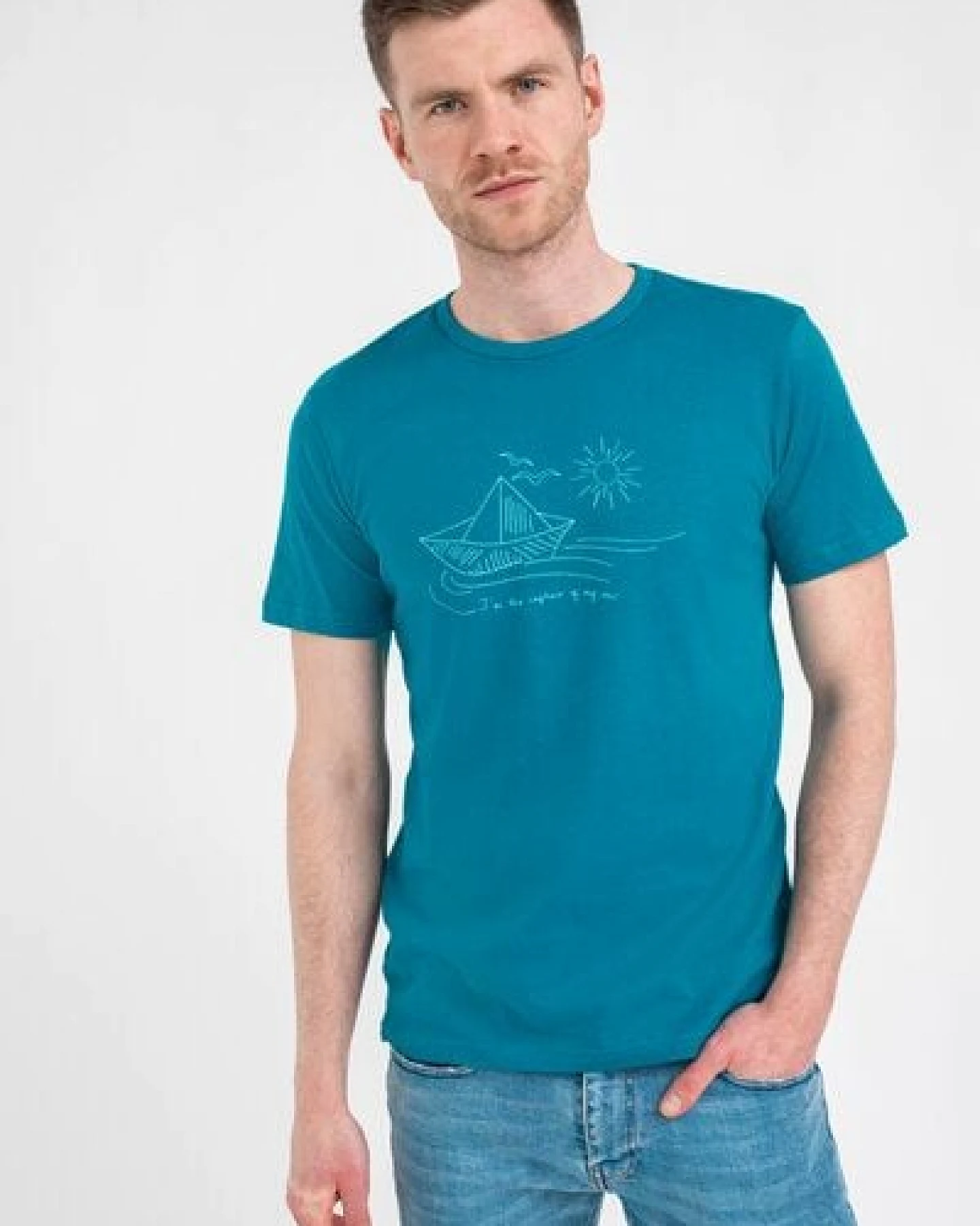 Brandless Basic Bio T-Shirt (men) Nr.3 GOTS Sailor – Ansicht 3