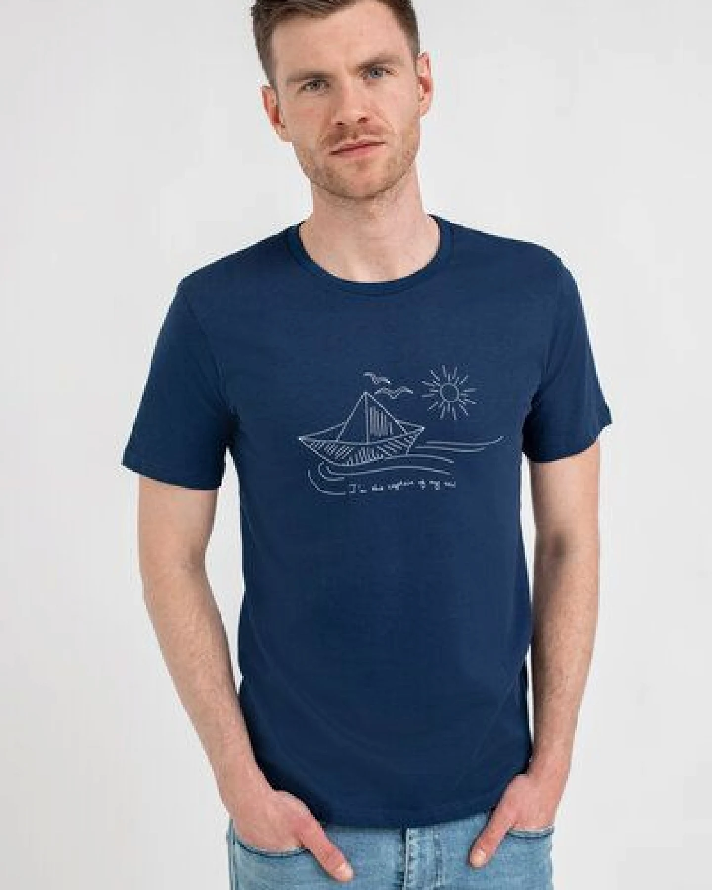 Brandless Basic Bio T-Shirt (men) Nr.3 GOTS Sailor – Ansicht 3