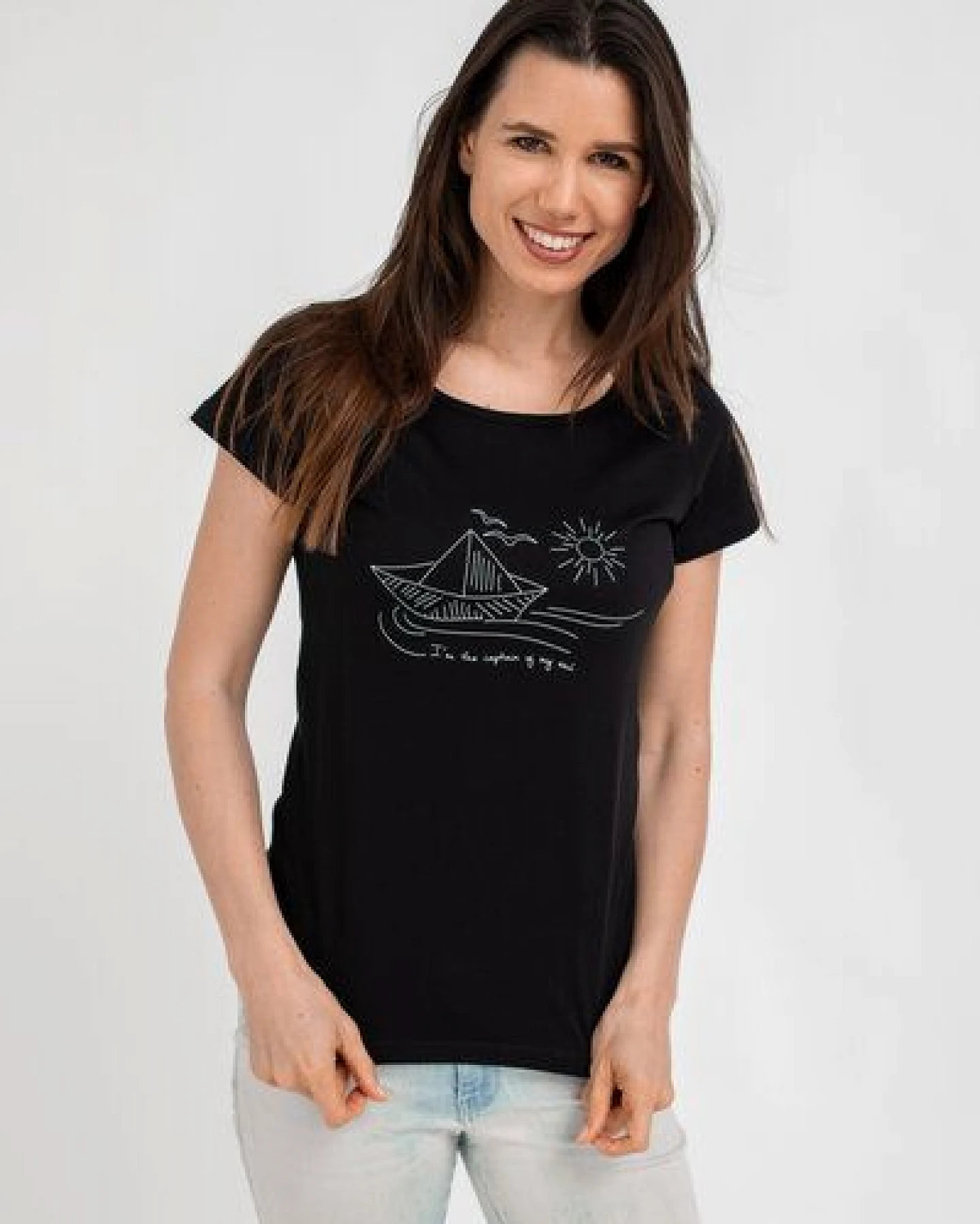 Brandless Basic Bio T-Shirt (ladies) Nr.2 GOTS Sailor – Ansicht 3