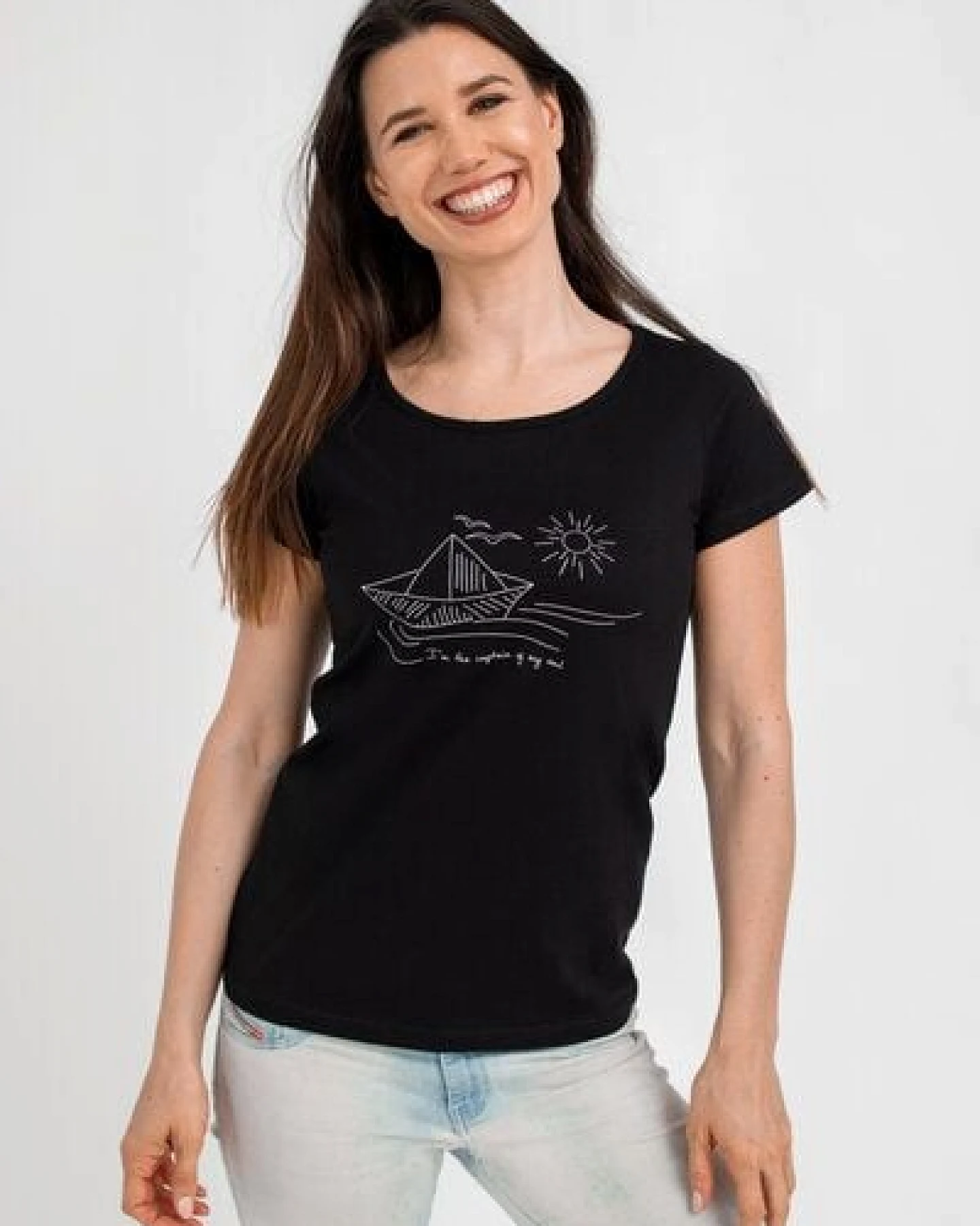 Brandless Basic Bio T-Shirt (ladies) Nr.2 GOTS Sailor – Ansicht 4