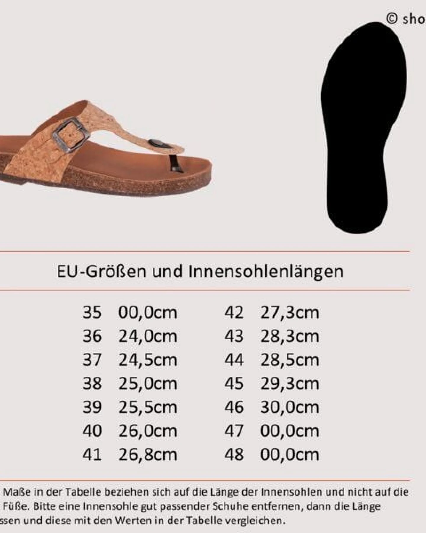 Shoezuu Vegan Vegane Kork Toe Post Zehentrenner Sandalen – Ansicht 4