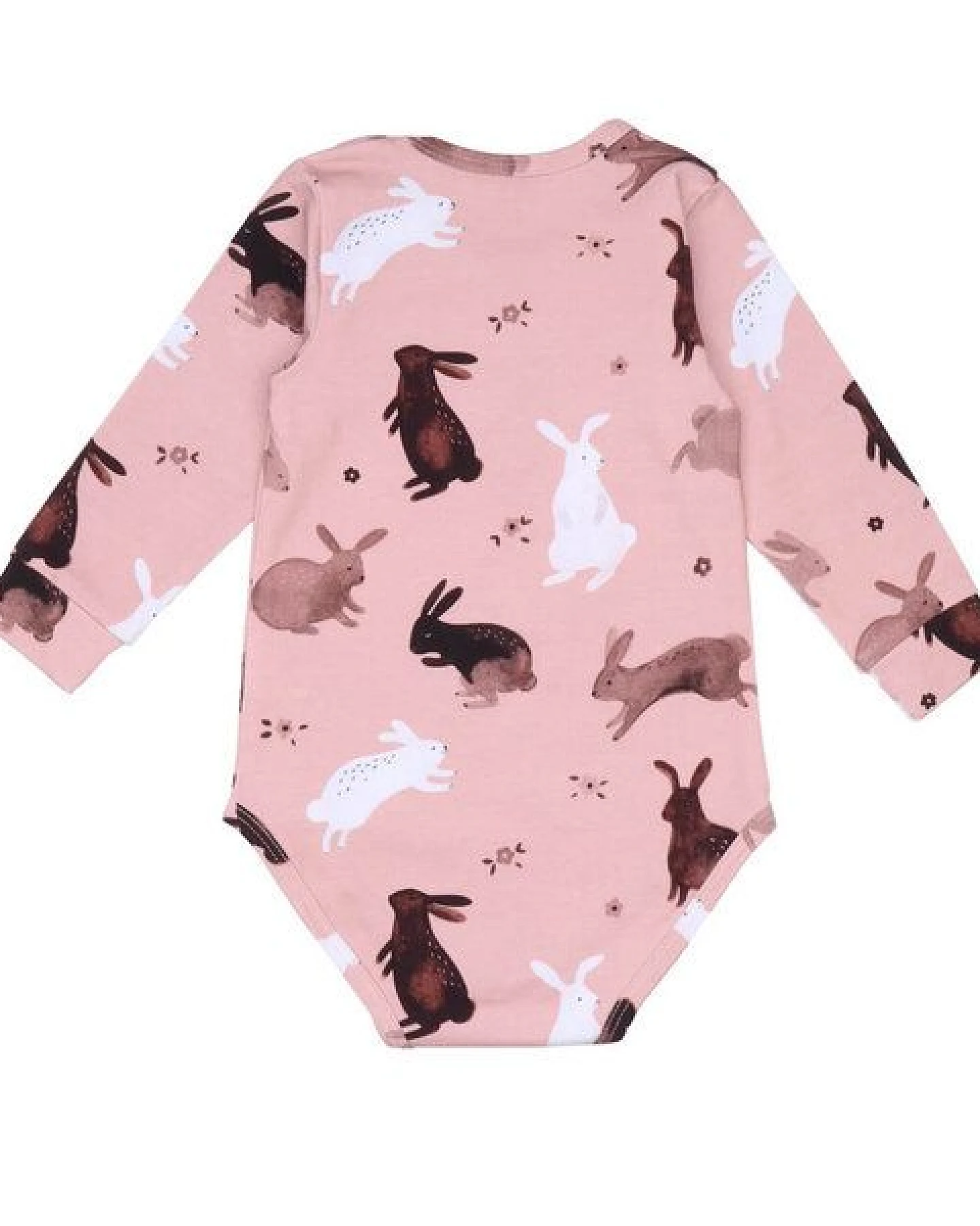 Baby Body Langarm *Happy Rabbits* Gots & Bio – Ansicht 2