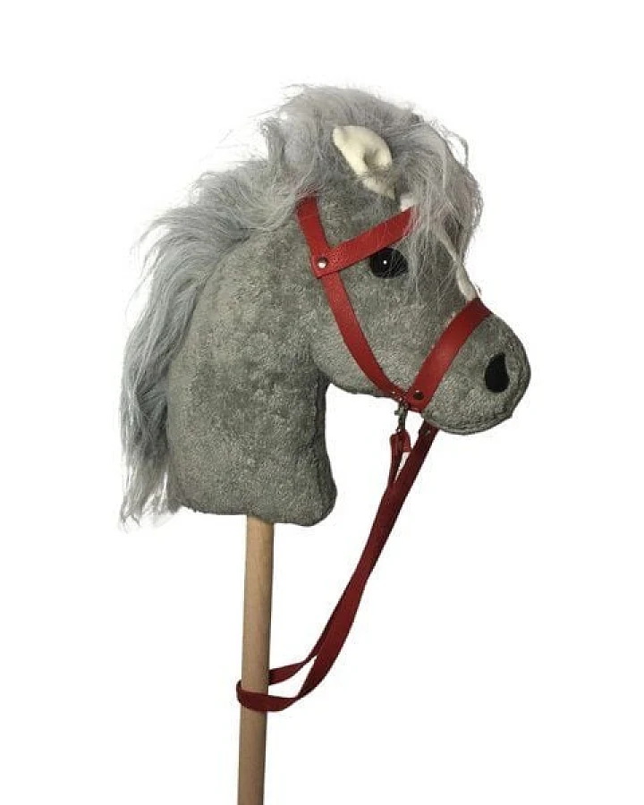 Pat und Patty Steckenpferd mini aus 100 % Baumwolle kbA mit Stab aus Buchenholz