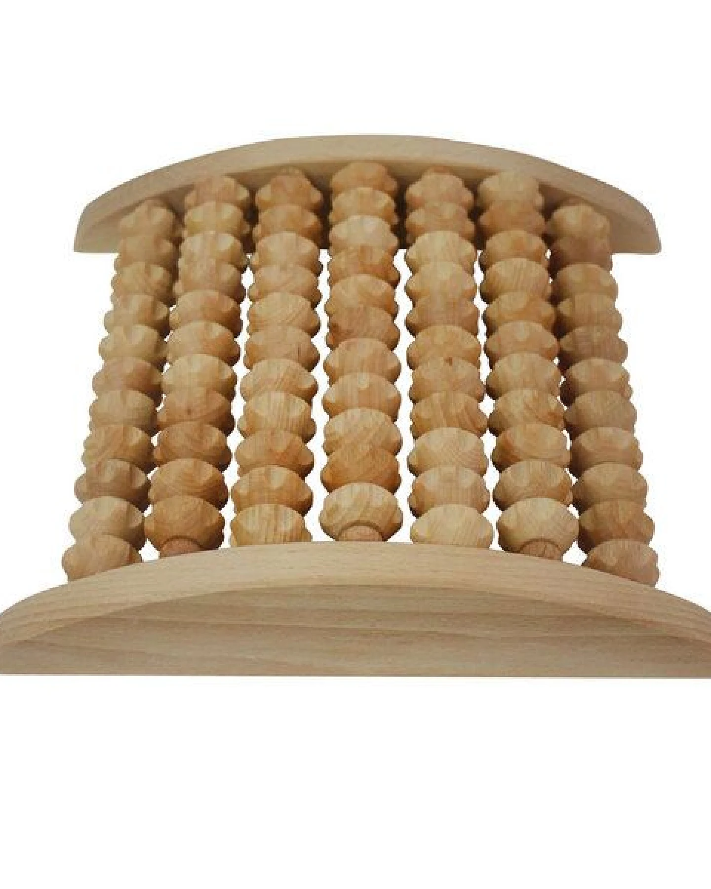 Mitienda Shop Fußmassagegerät aus Holz mit Rollen, symmetrisch – Ansicht 2