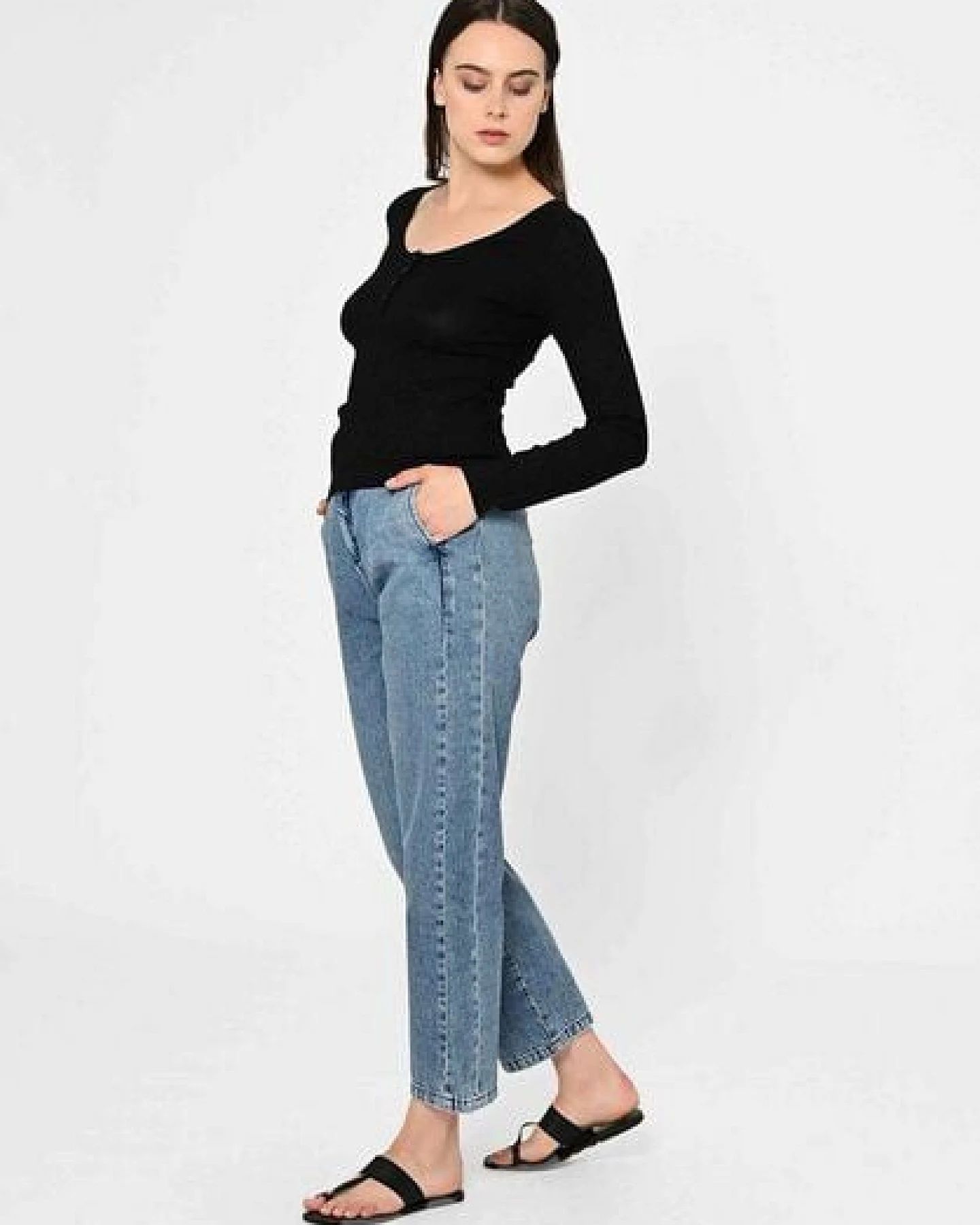 Lovjoi Longsleeve ARACEA figurbetontes Longlseeveshirt – Ansicht 3