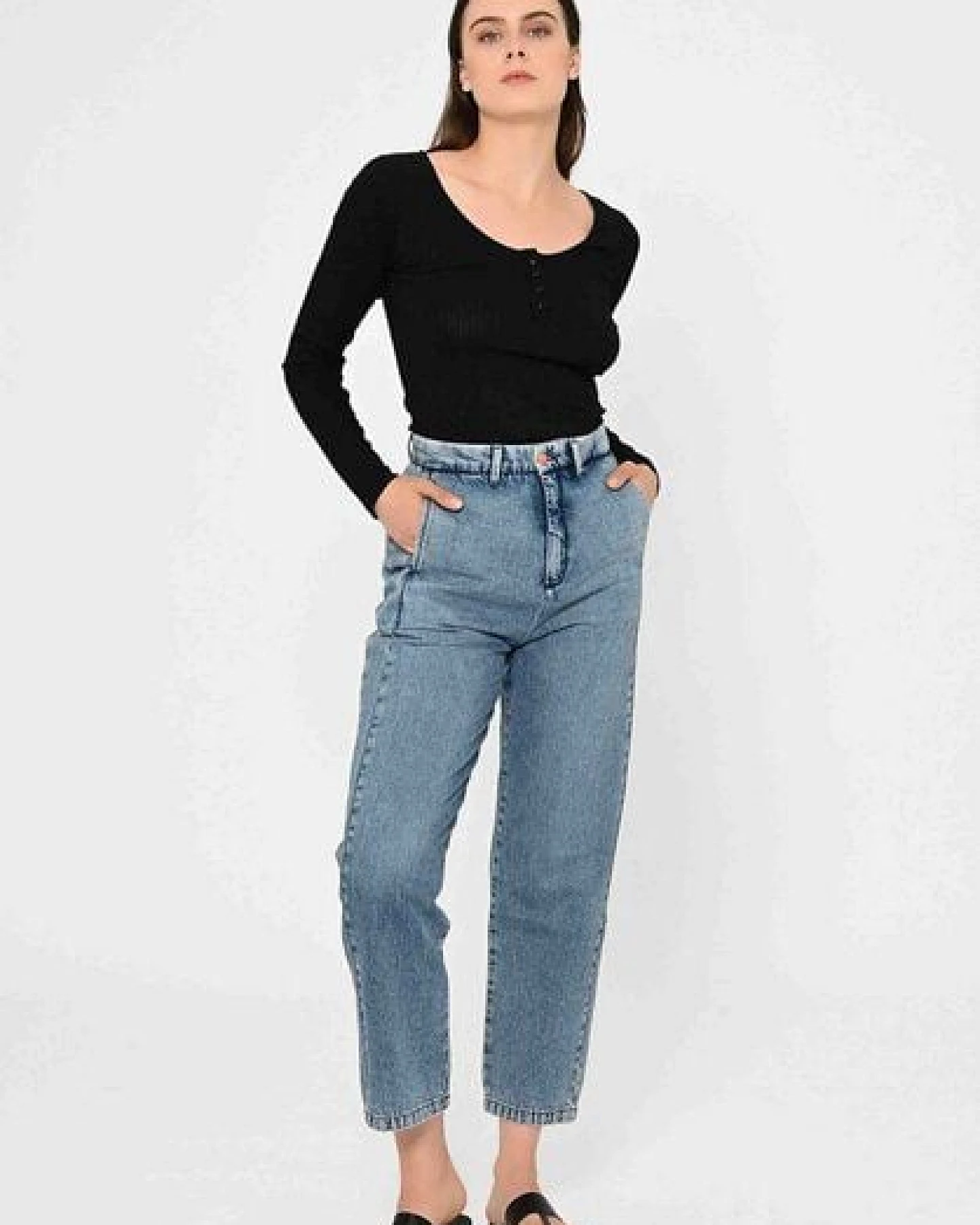 Lovjoi Longsleeve ARACEA figurbetontes Longlseeveshirt – Ansicht 4
