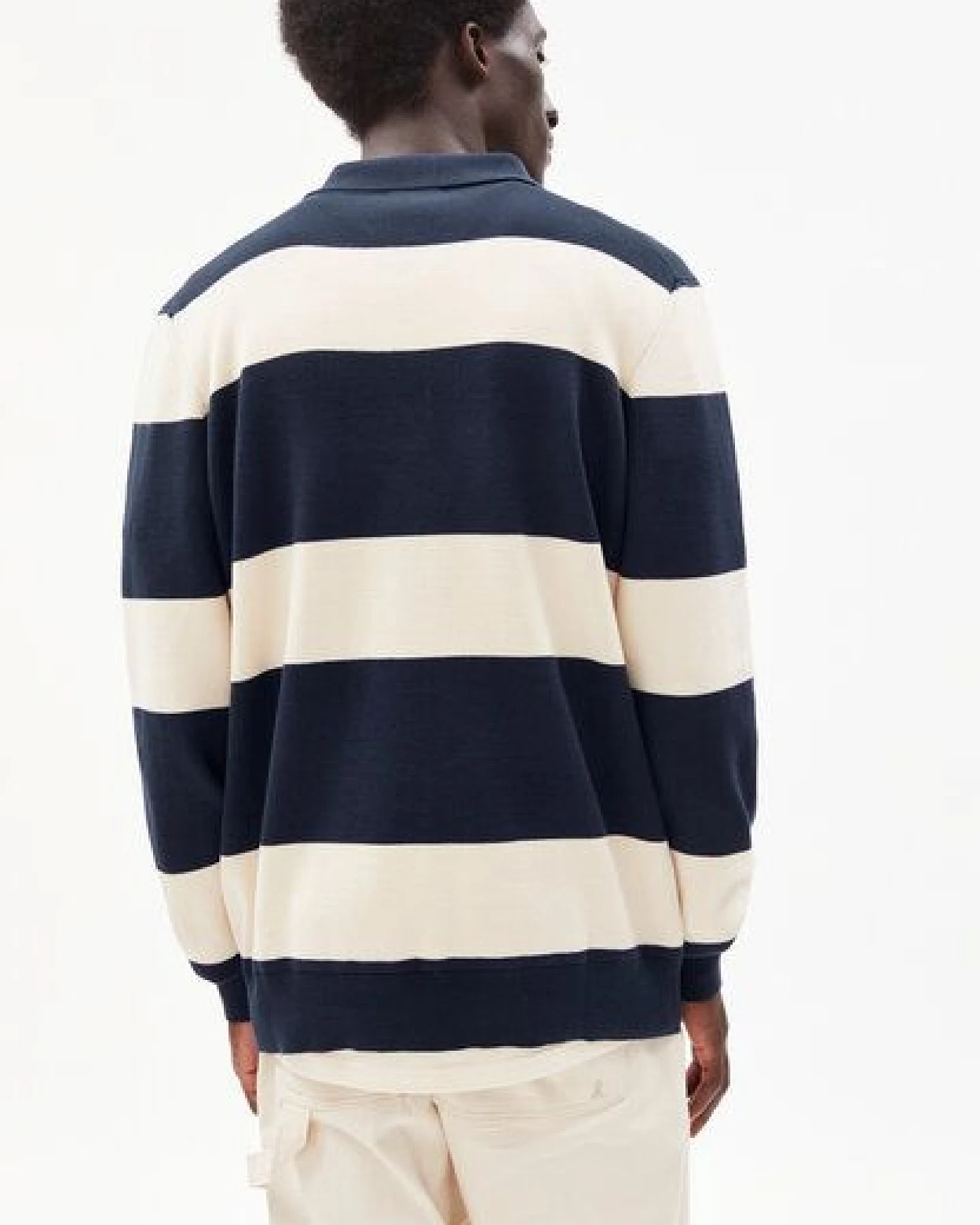 ARMEDANGELS PAAPO STRIPES - Herren Pullover aus Bio-Baumwolle – Ansicht 2