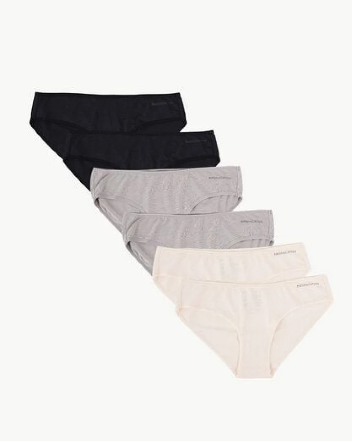 ORGANICATION ESSENTIALS-KUMRU-Slip aus supersoftem TENCEL Modal-Mix im 6er-Pack
