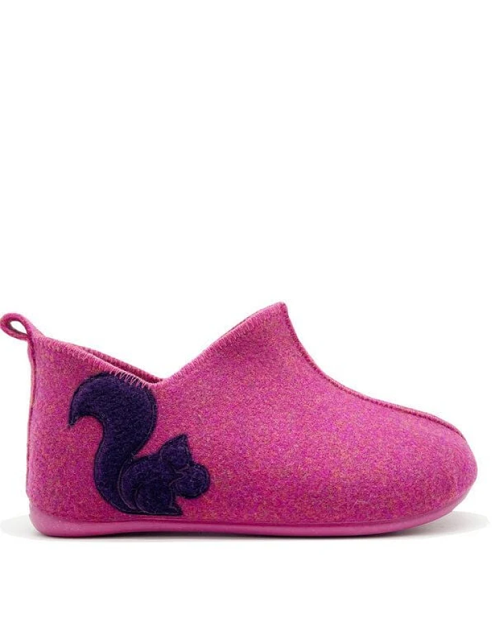 Kinder Hausschuh Squirrel Boot "thies ®", Bio-Schurwolle, fair produziert