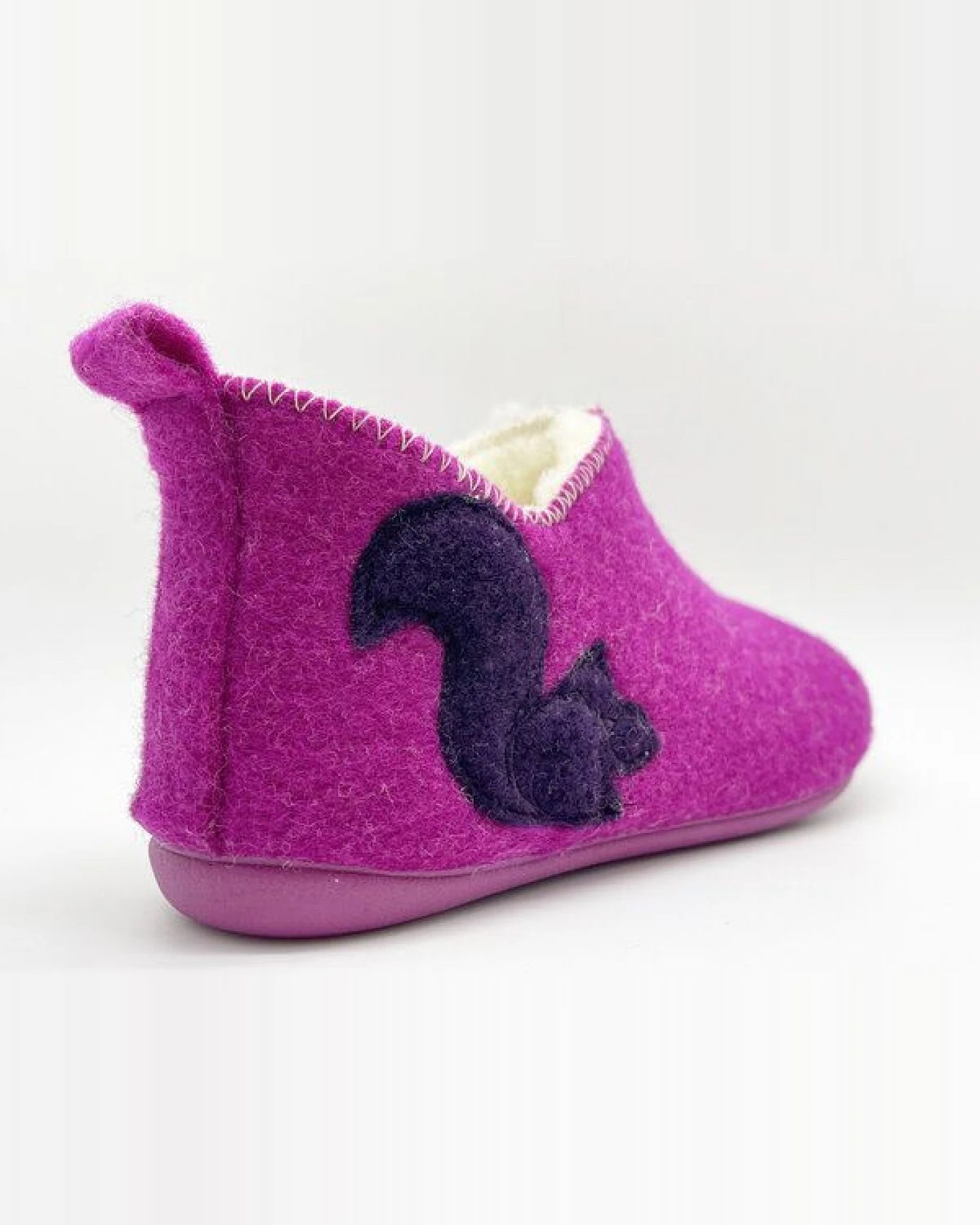 Kinder Hausschuh Squirrel Boot "thies ®", Bio-Schurwolle, fair produziert – Ansicht 3