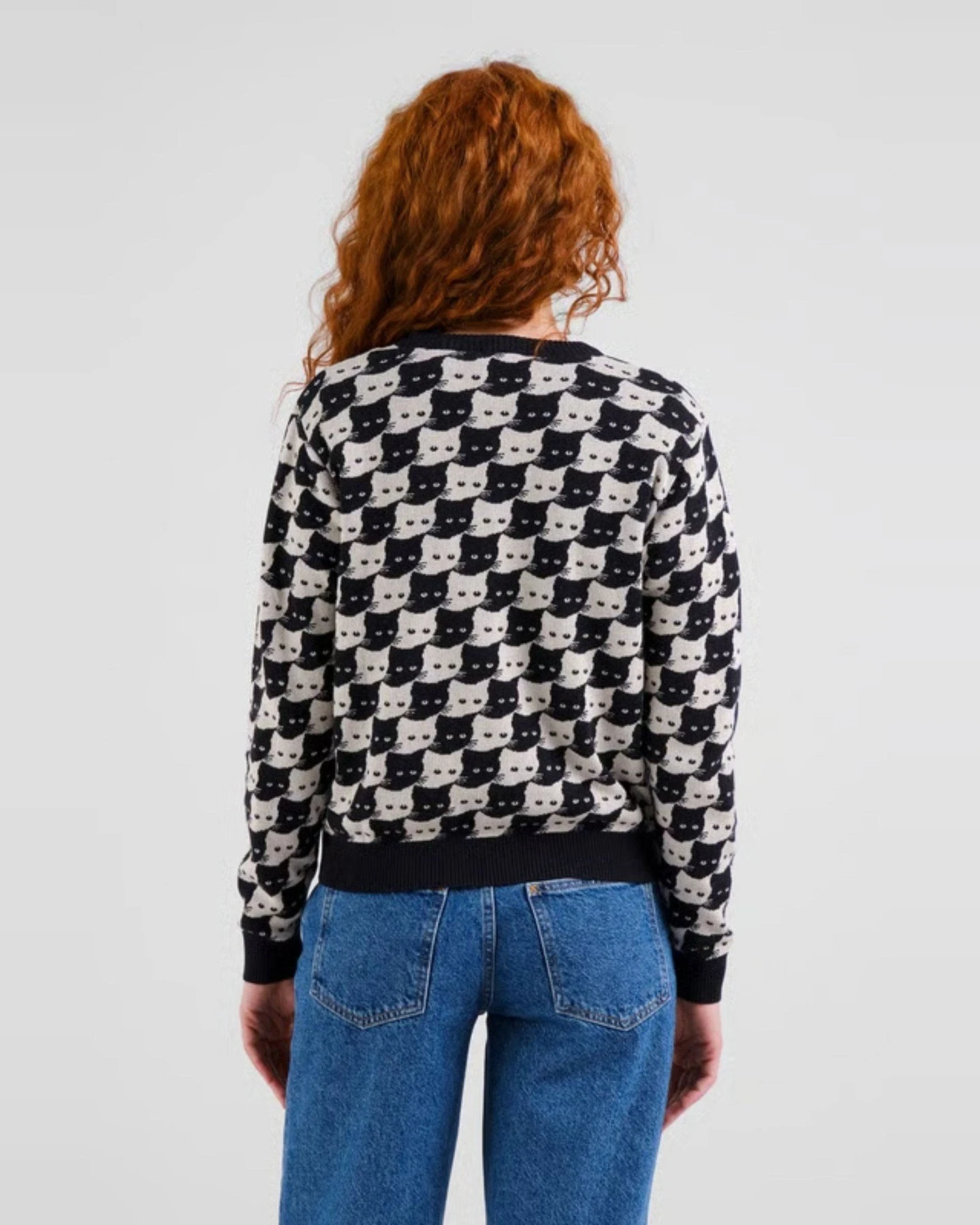 Pullover Arendal Pepita Cats – Ansicht 3
