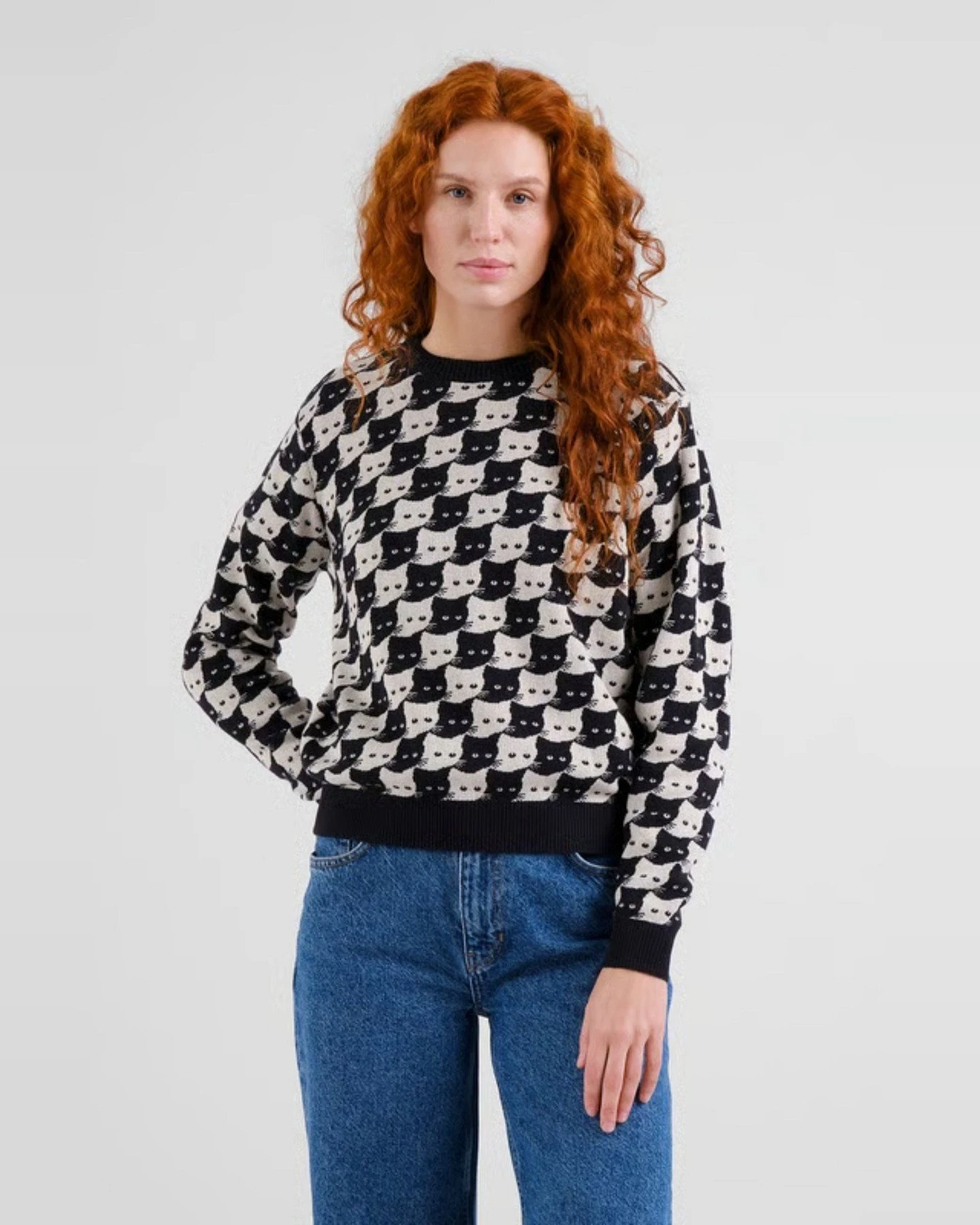 Pullover Arendal Pepita Cats – Ansicht 4