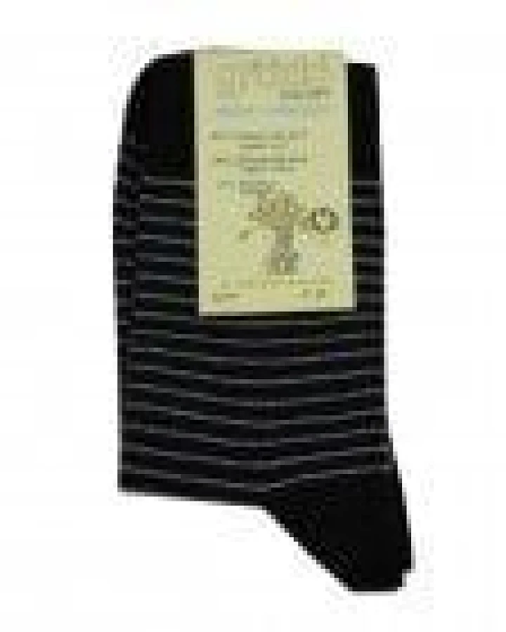 grödo Damen und Herren Ringel-Socken Bio-Schurwolle/Bio-Baumwolle