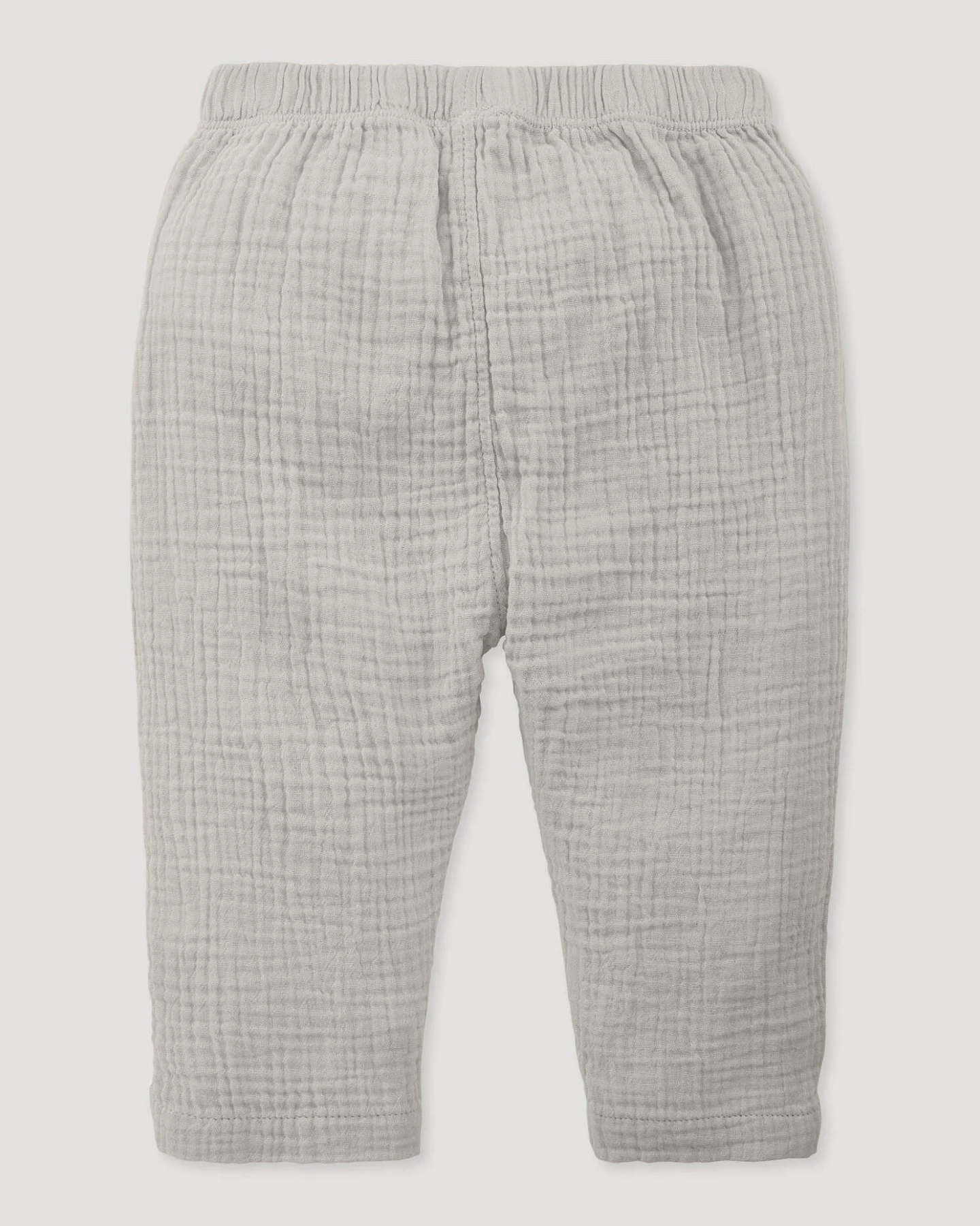 hessnatur Baby Musselin Hose aus Bio-Baumwolle - beige - Größe 98/104 – Ansicht 2