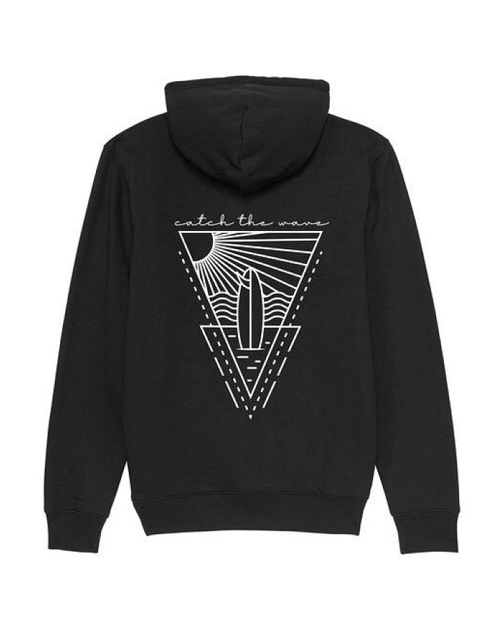 mate Catch The Wave Unisex Premium Hoodie Back Print