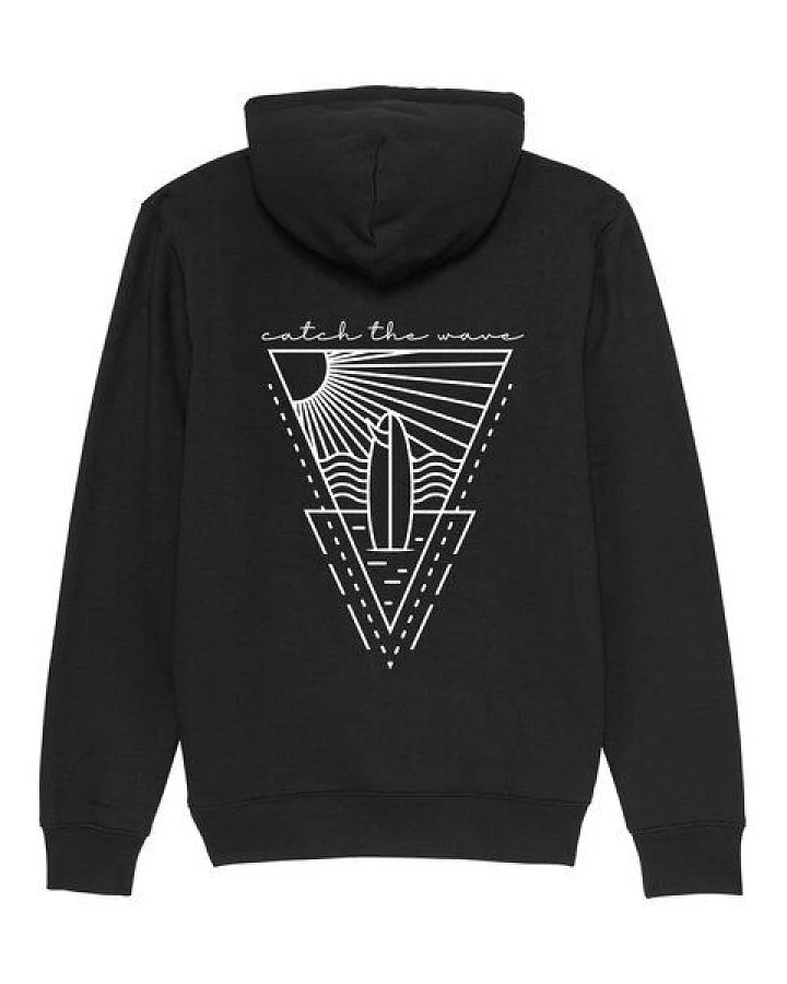 mate Catch The Wave Unisex Premium Hoodie Back Print