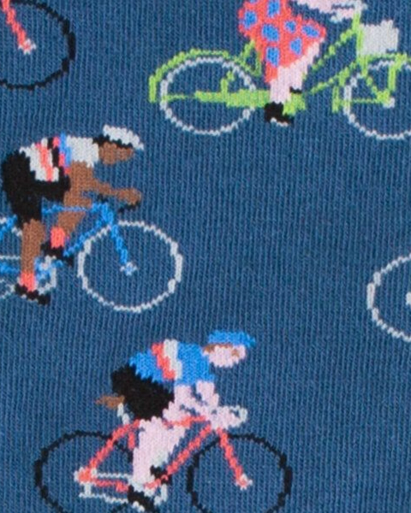 DillySocks Socken Blue Bike aus Biobaumwoll-Mix – Ansicht 2