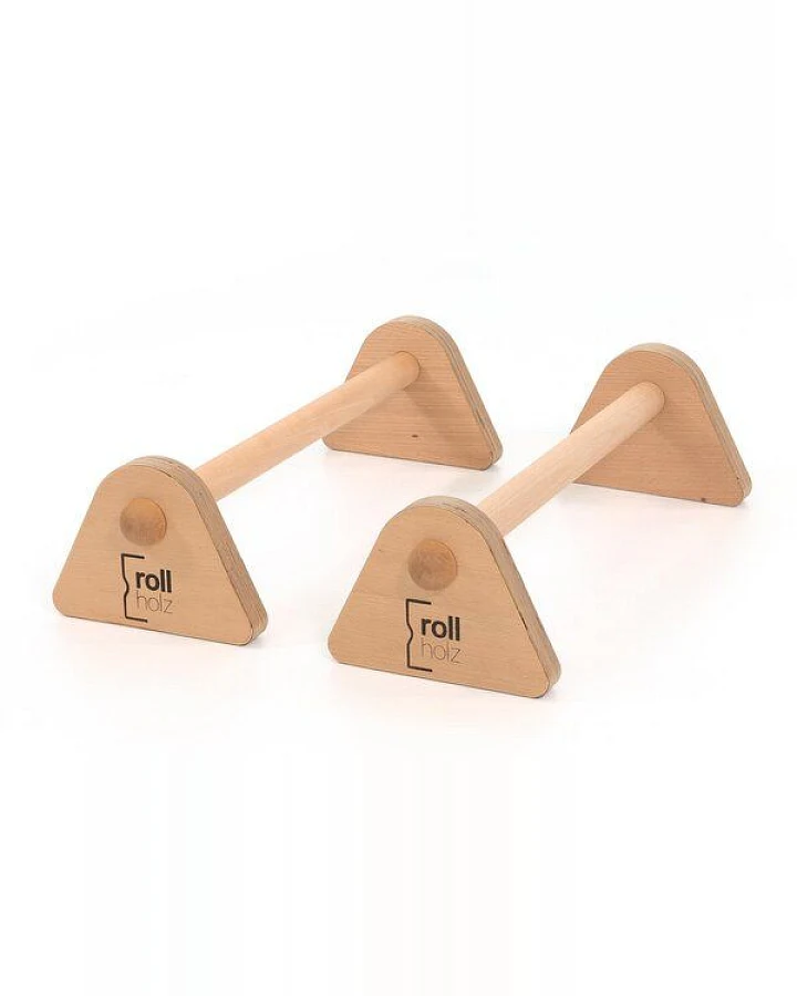 rollholz Barren aus Holz für Liegestütz und Co.