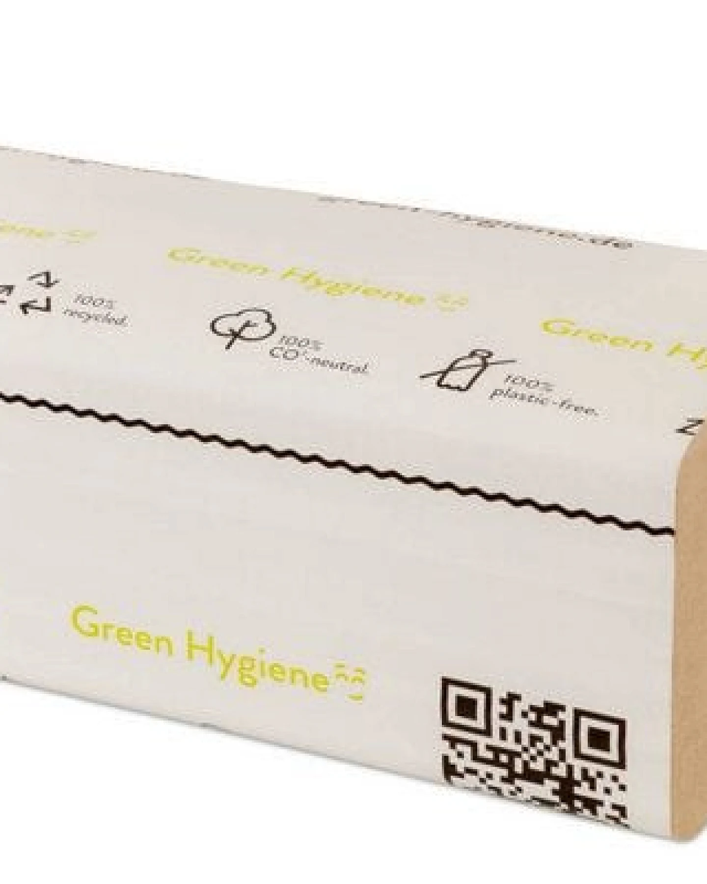 Green Hygiene Papierhandtücher FALK, 1-lagig, 5.000 Tücher, V-Falz – Ansicht 3