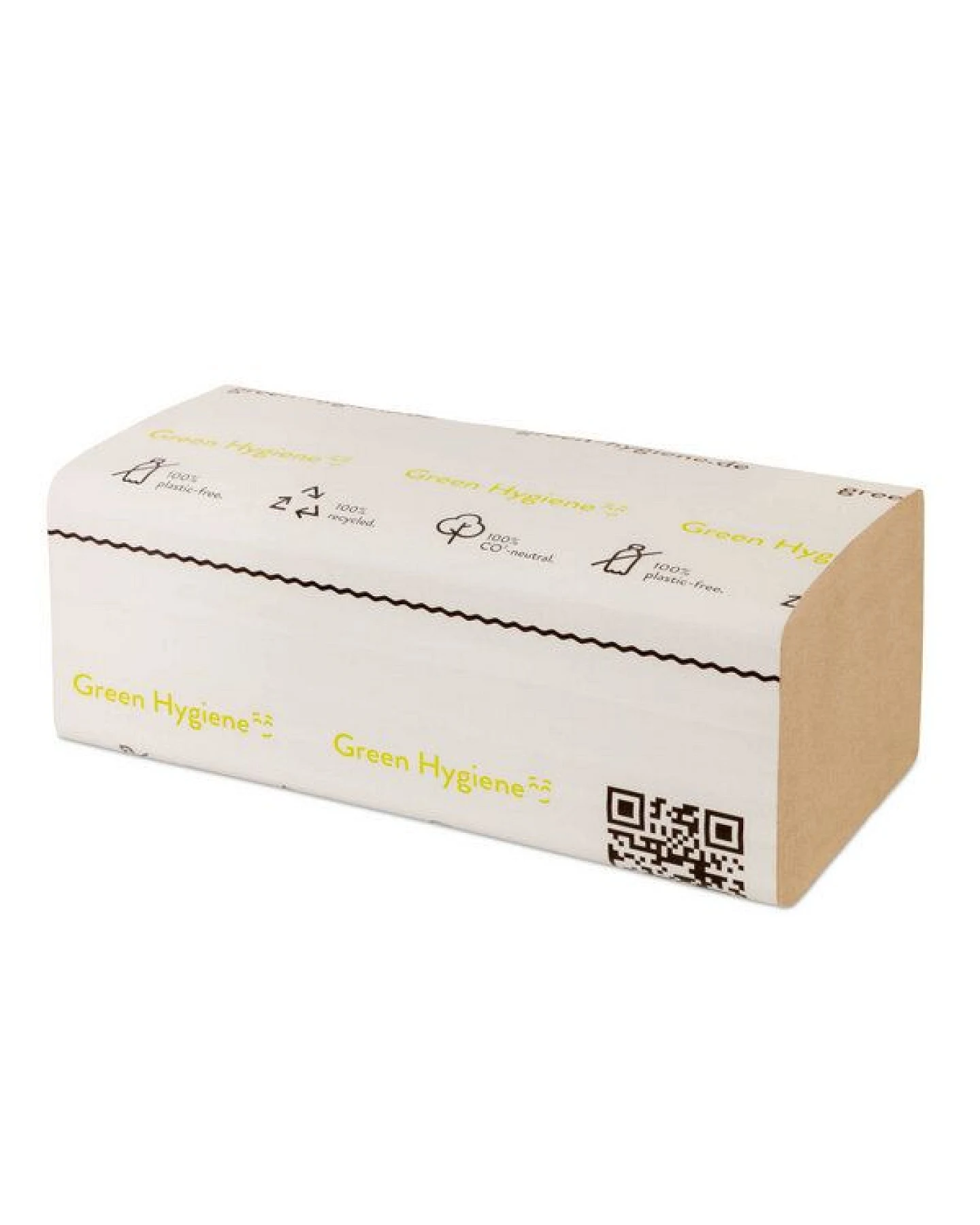 Green Hygiene Papierhandtücher FALK, 1-lagig, 5.000 Tücher, V-Falz – Ansicht 3