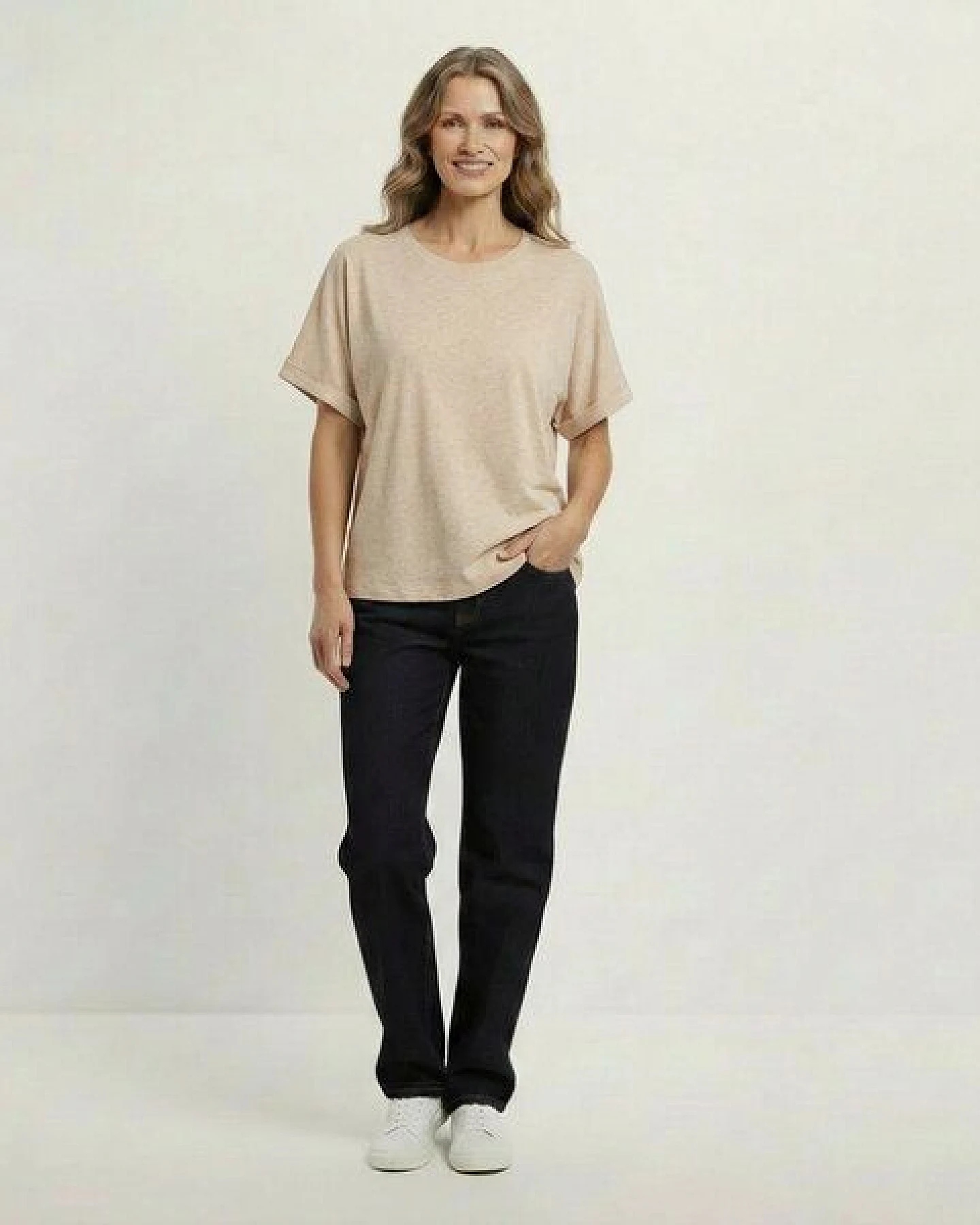 YTWOO Oversize Damen T-Shirt aus nachhaltiger Bio-Baumwolle – Ansicht 2