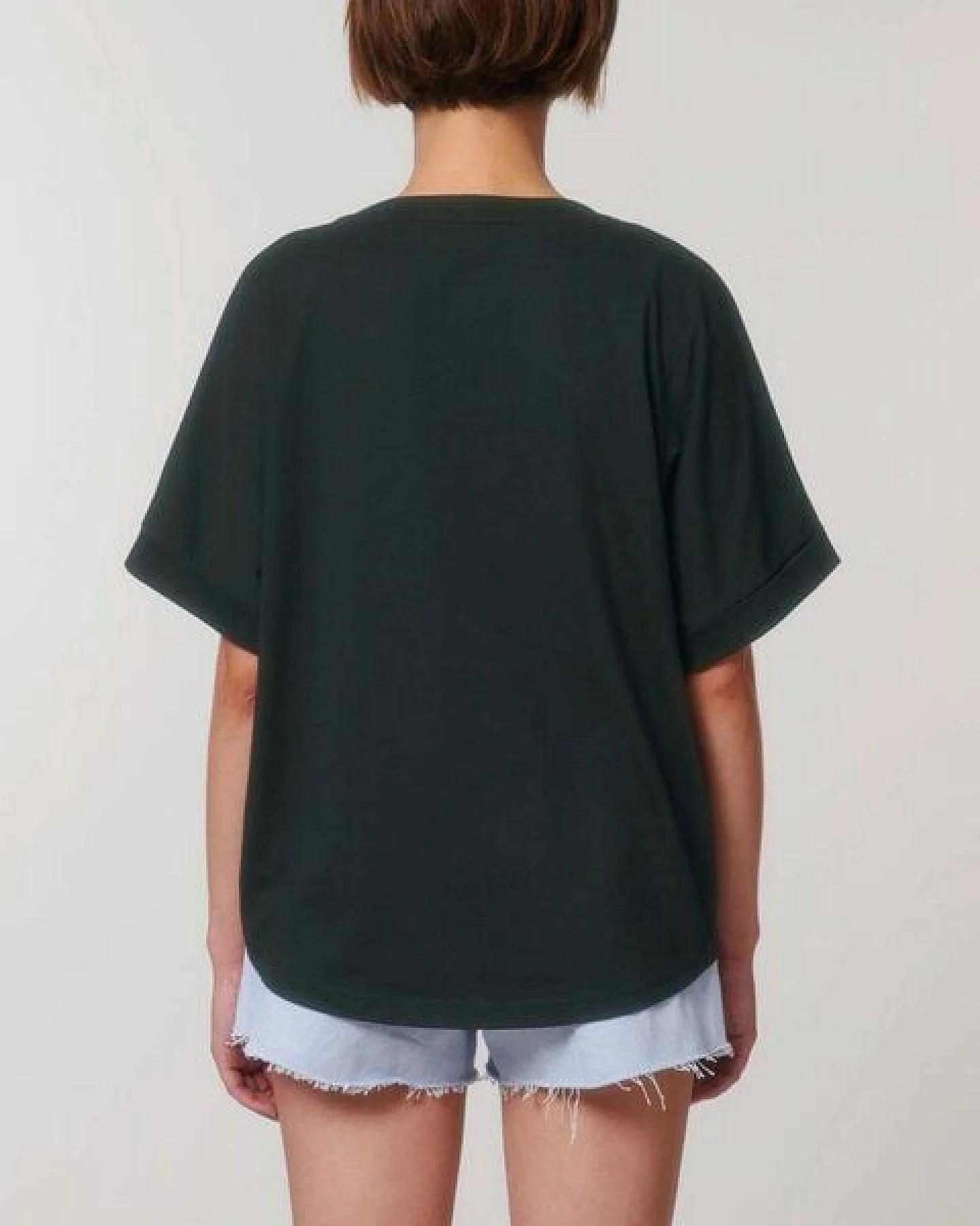 YTWOO Oversize Damen T-Shirt aus nachhaltiger Bio-Baumwolle – Ansicht 3