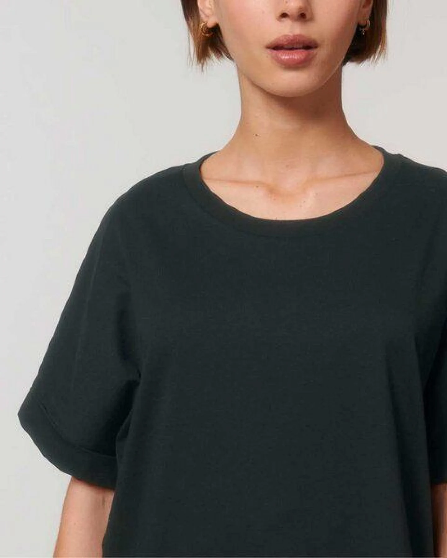 YTWOO Oversize Damen T-Shirt aus nachhaltiger Bio-Baumwolle – Ansicht 4