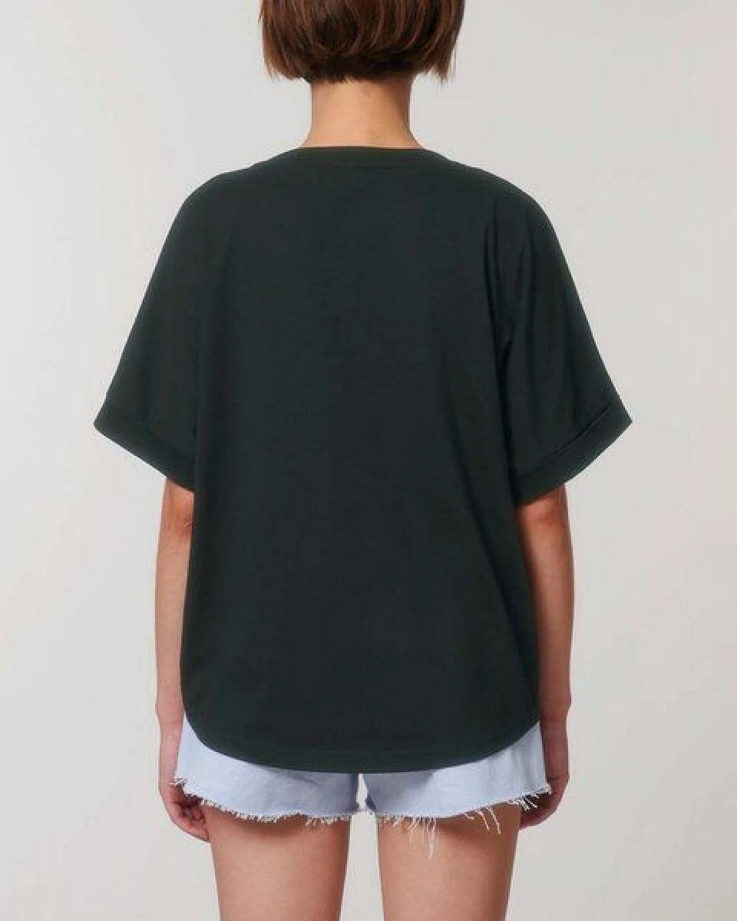 YTWOO Oversize Damen T-Shirt aus nachhaltiger Bio-Baumwolle – Ansicht 3