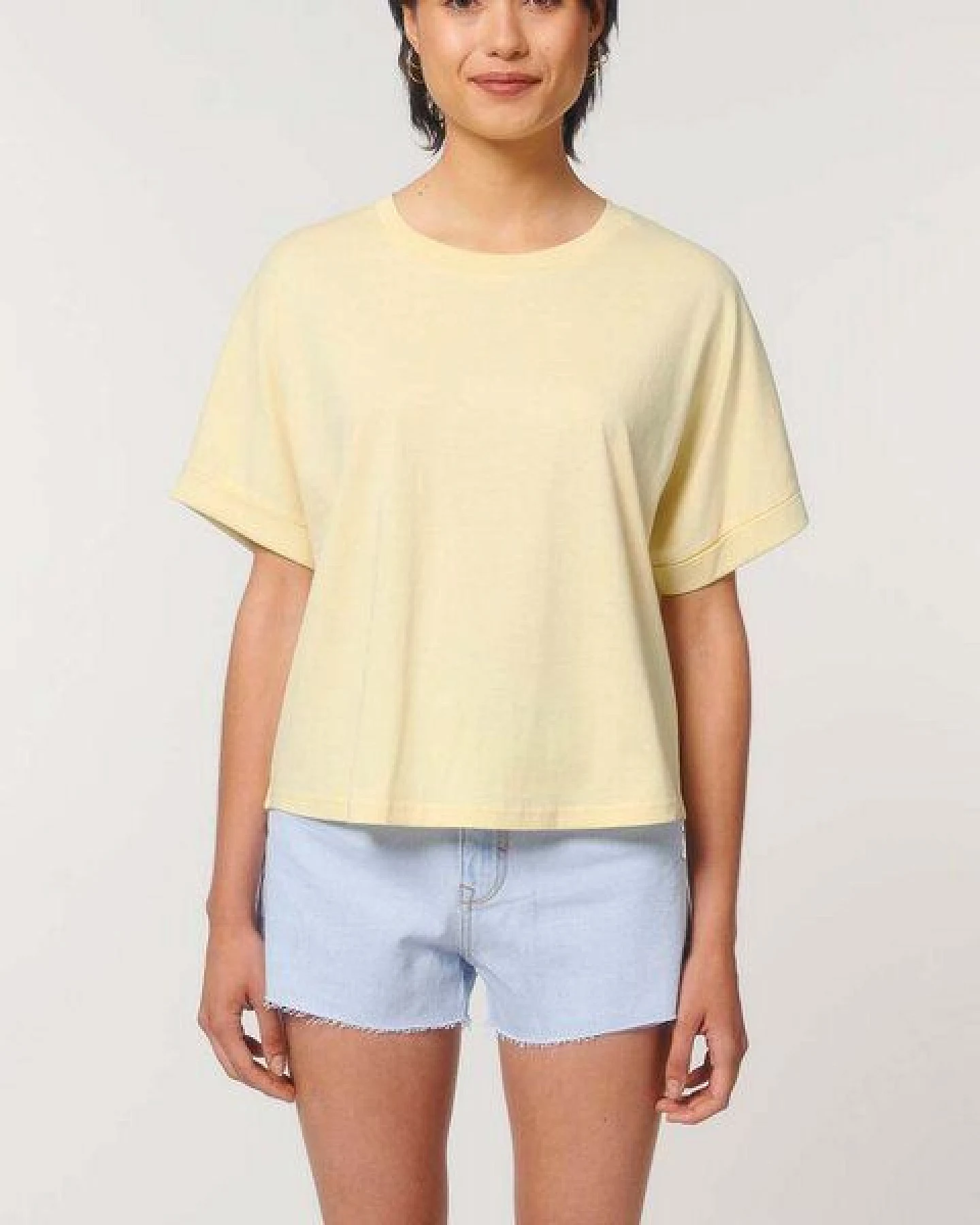 YTWOO Oversize Damen T-Shirt aus nachhaltiger Bio-Baumwolle – Ansicht 2