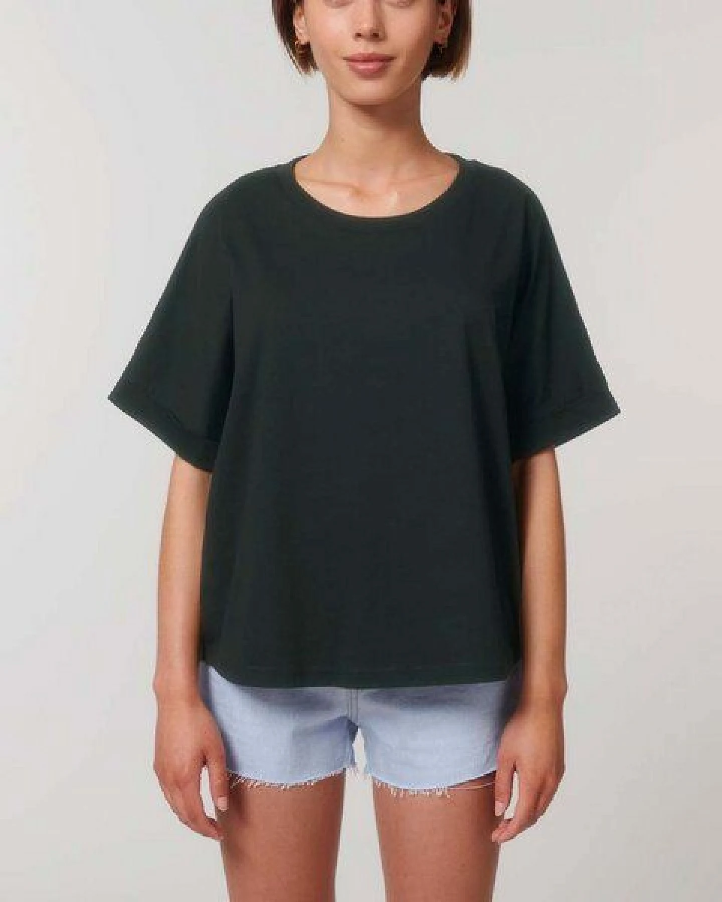 YTWOO Oversize Damen T-Shirt aus nachhaltiger Bio-Baumwolle – Ansicht 2