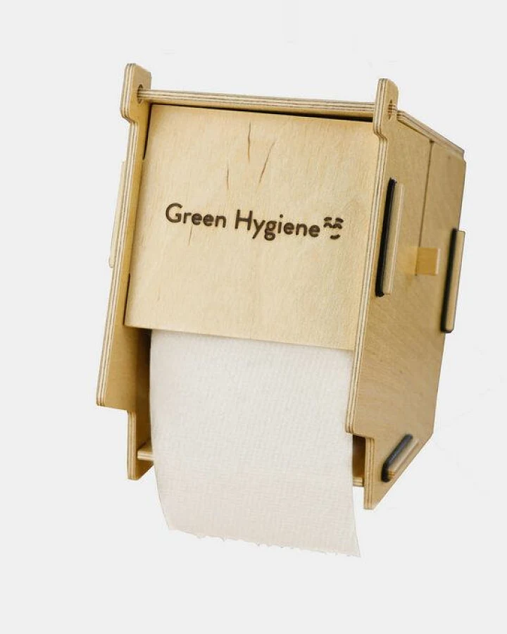 Green Hygiene Klohaus für Toilettenpapier (Kordula + Rolf) - Toilettenpapierhalter