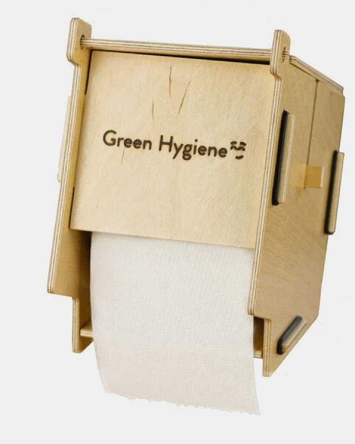 Green Hygiene Klohaus für Toilettenpapier (Kordula + Rolf) - Toilettenpapierhalter