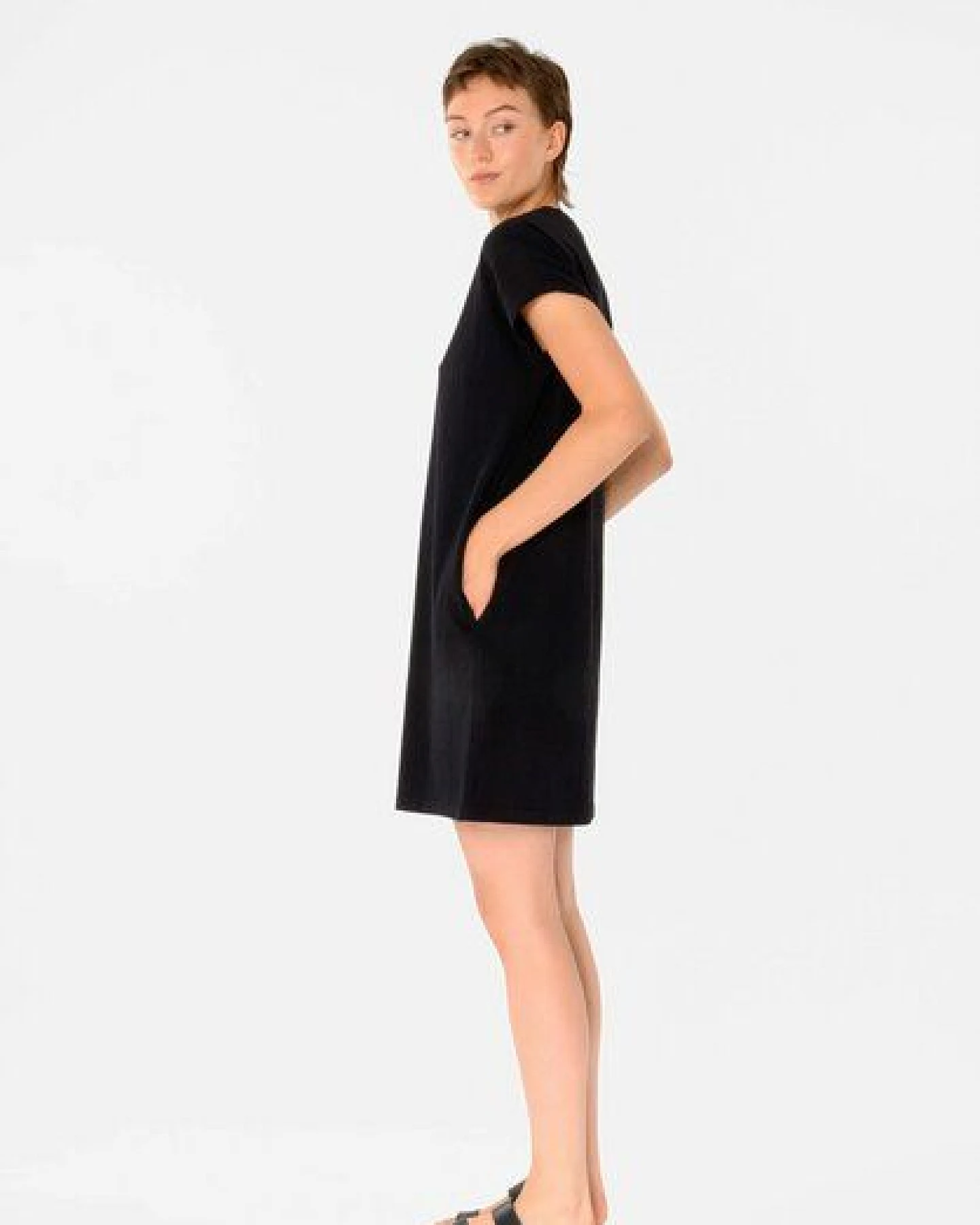ThokkThokk TT76 Boxy Shirt Dress STRUCTURED (GOTS) – Ansicht 2