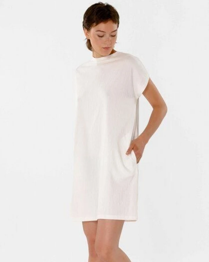 ThokkThokk TT76 Boxy Shirt Dress STRUCTURED (GOTS)