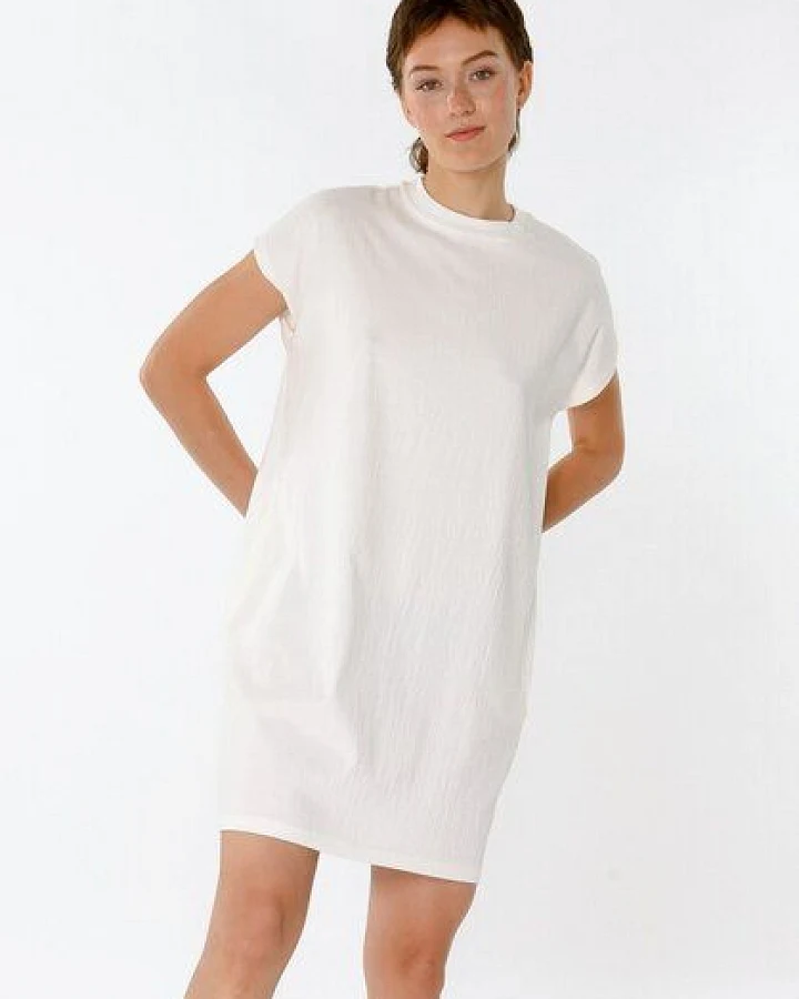 ThokkThokk Damen Boxy Shirtkleid TT76 aus Bio-Baumwolle