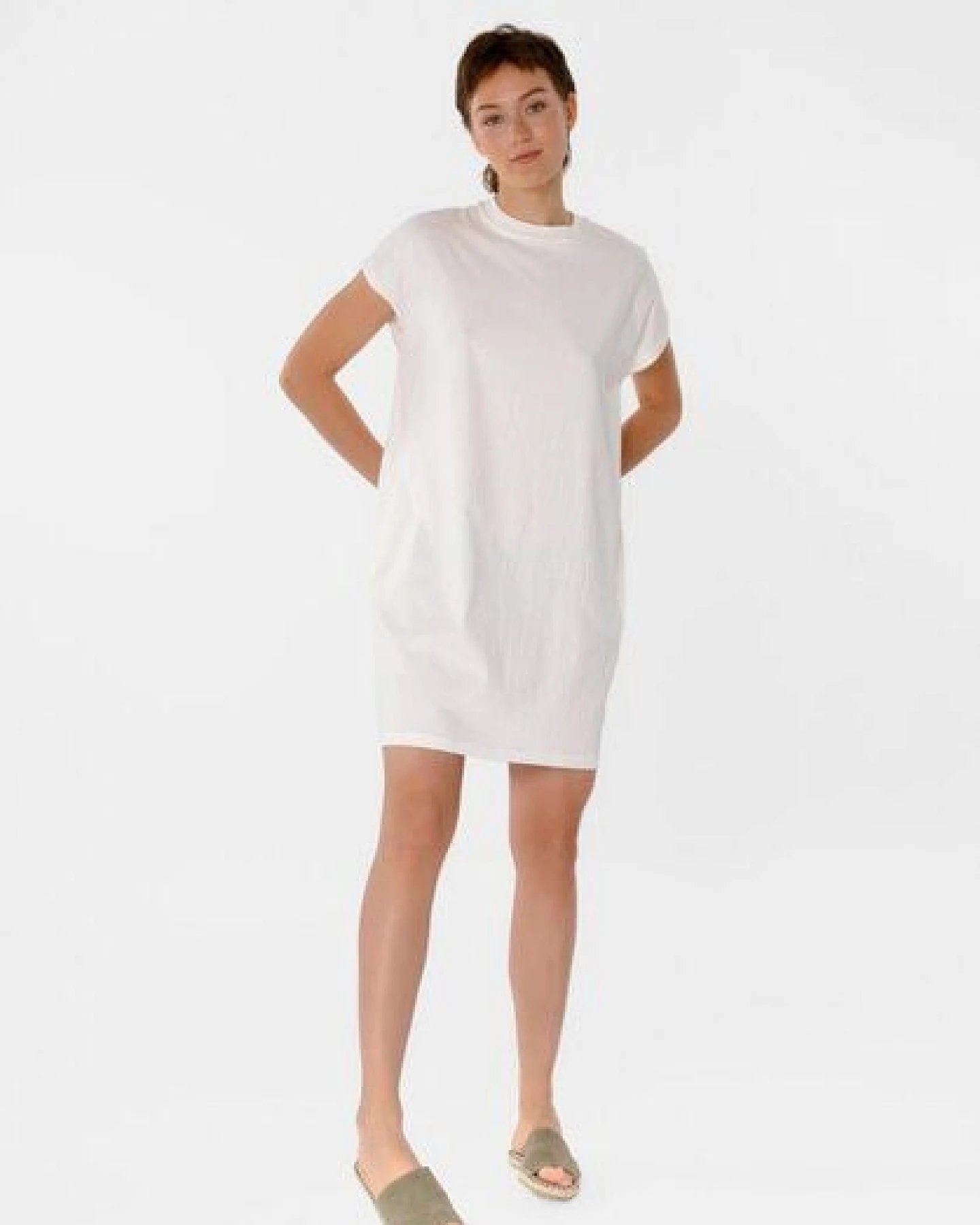 ThokkThokk TT76 Boxy Shirt Dress STRUCTURED (GOTS) – Ansicht 4