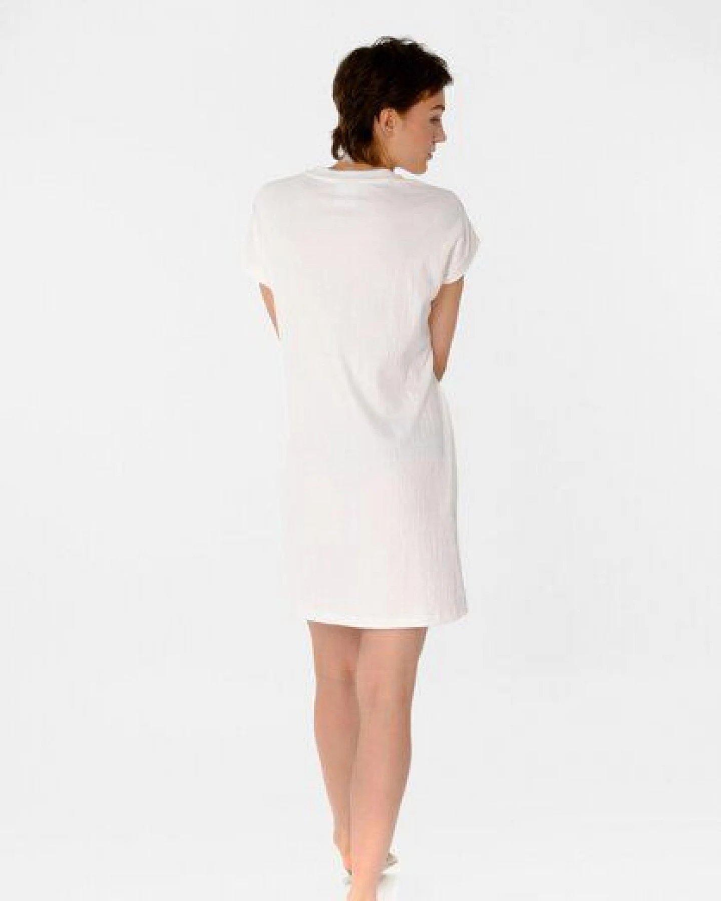 ThokkThokk TT76 Boxy Shirt Dress STRUCTURED (GOTS) – Ansicht 3