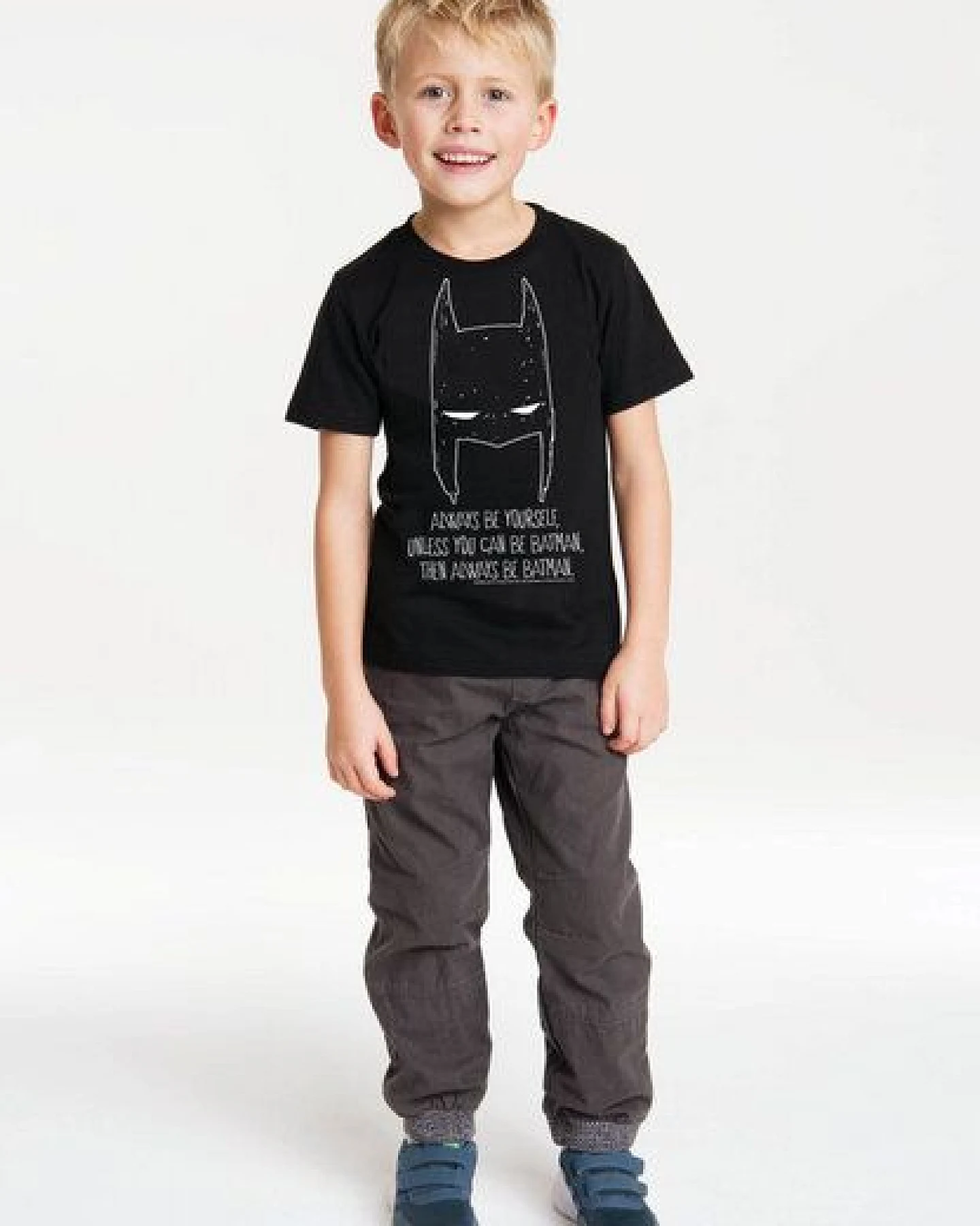 LOGOSH!RT LOGOSHIRT - DC - Batman - Always Be Batman - Organic - Unisex - Kinder – Ansicht 2