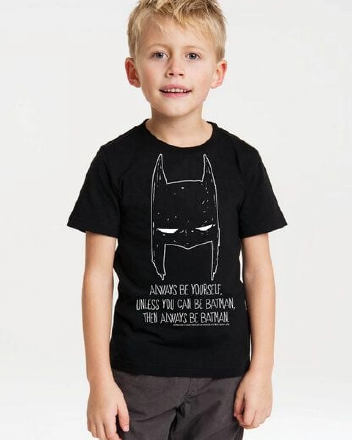 LOGOSH!RT LOGOSHIRT - DC - Batman - Always Be Batman - Organic - Unisex - Kinder – Ansicht 3