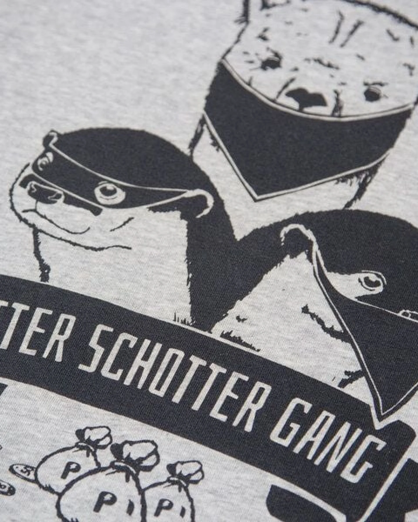 päfjes Otter Schotter Gang - Fair Wear Unisex Sweater - Heather Grey – Ansicht 2