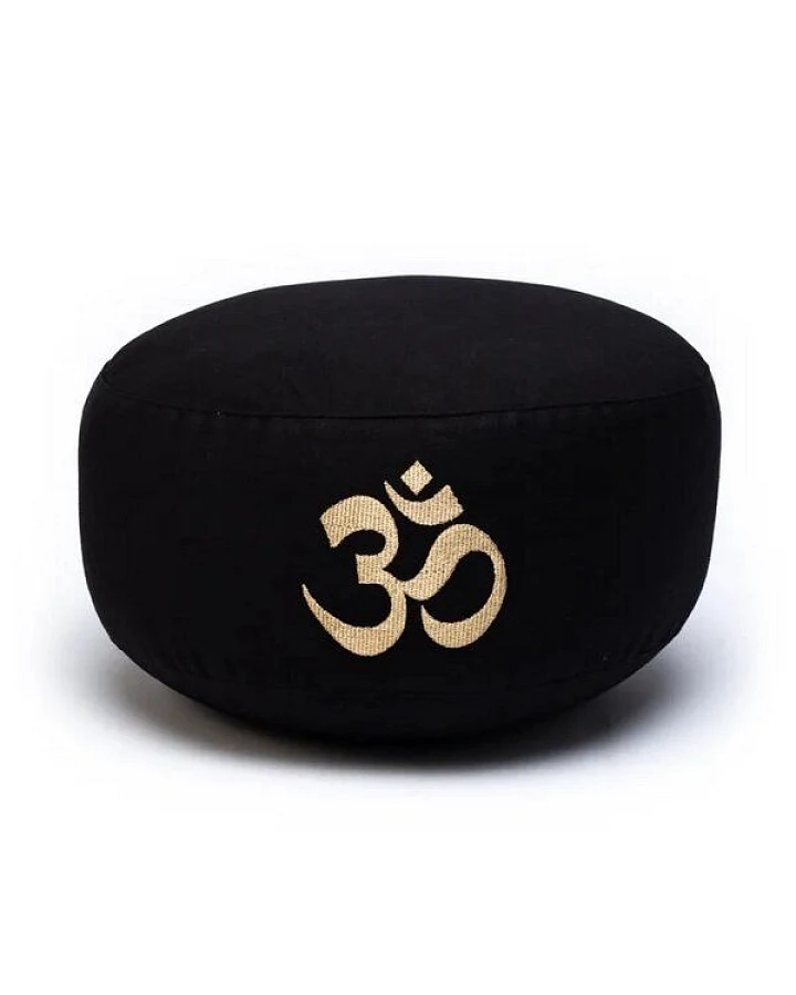 Just Be Meditationskissen OM Symbol in Gold
