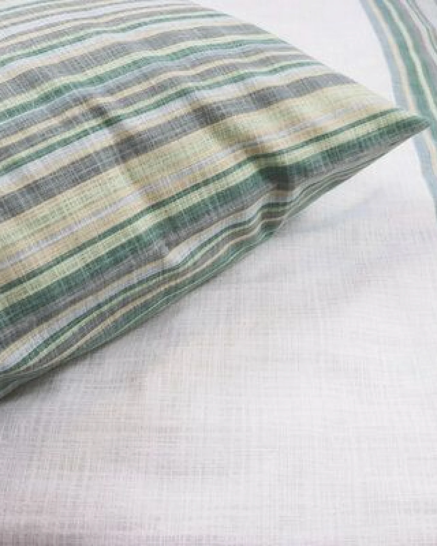 jilda-tex Bettwäsche Flanell "Deep Ocean Stripes" 100% Baumwolle 135x200 + 80x80 cm – Ansicht 3