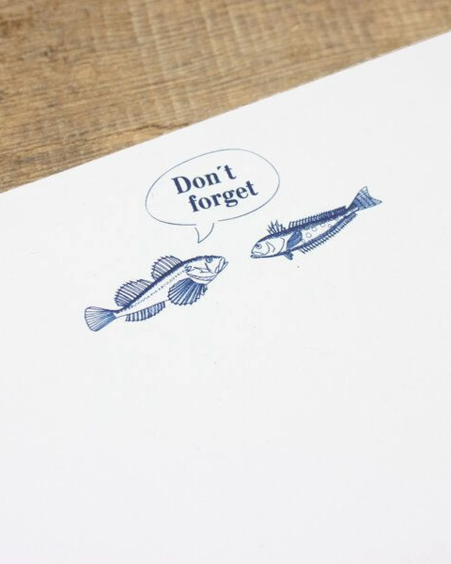 Bow & Hummingbird Notizblock Don´t forget – Ansicht 2