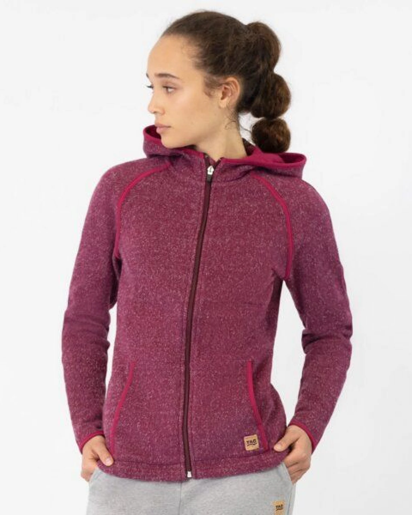 TAO Sportswear Warme Damen Freizeitjacke ELA aus Bio-Baumwolle – Ansicht 2