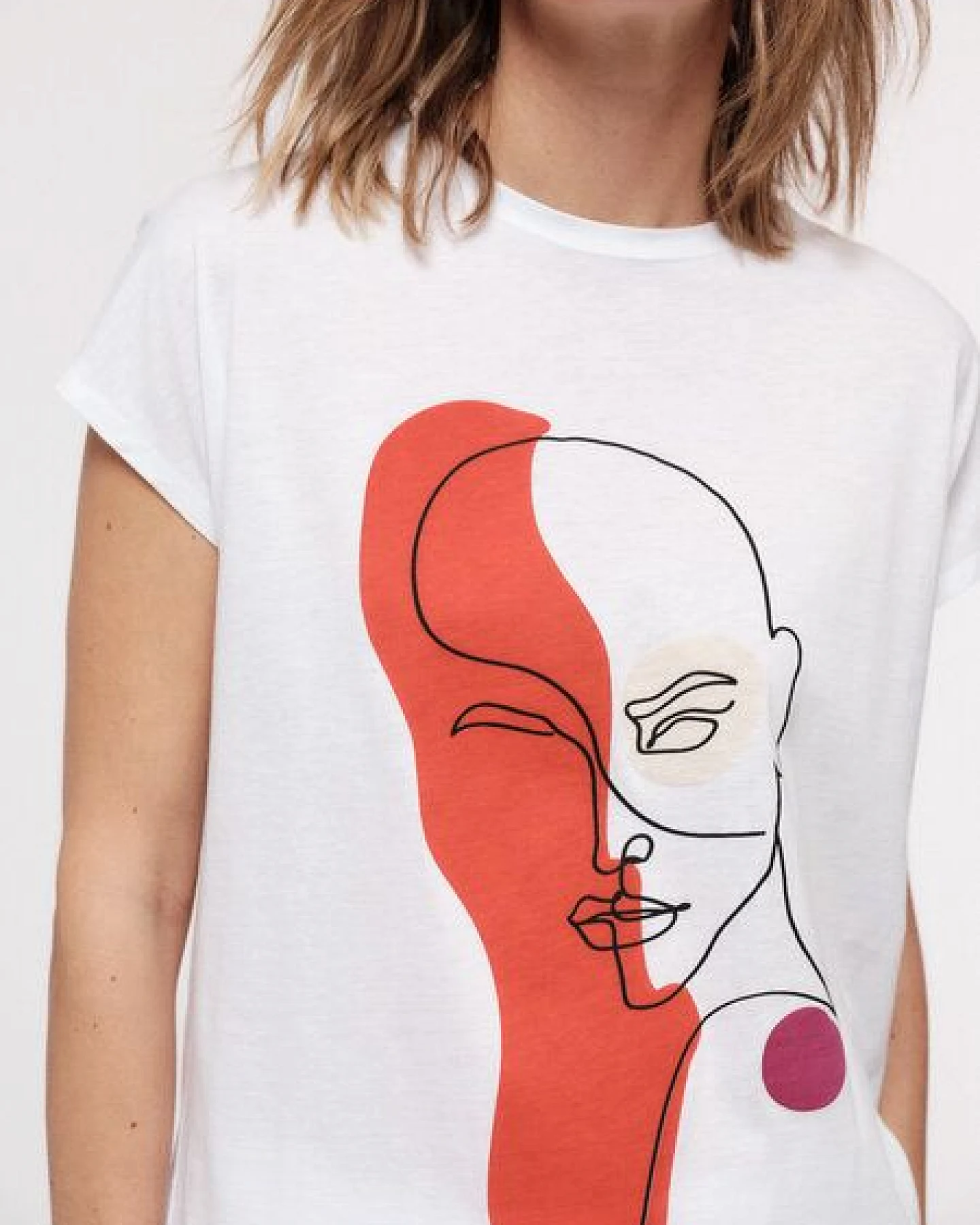 LANIUS Statement Shirt "Female" aus Bio-Baumwolle – Ansicht 2