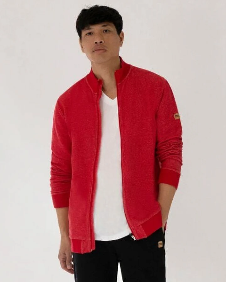 TAO Sportswear Bequeme Herren Freizeitjacke FRÄNCKY aus Bio-Baumwolle