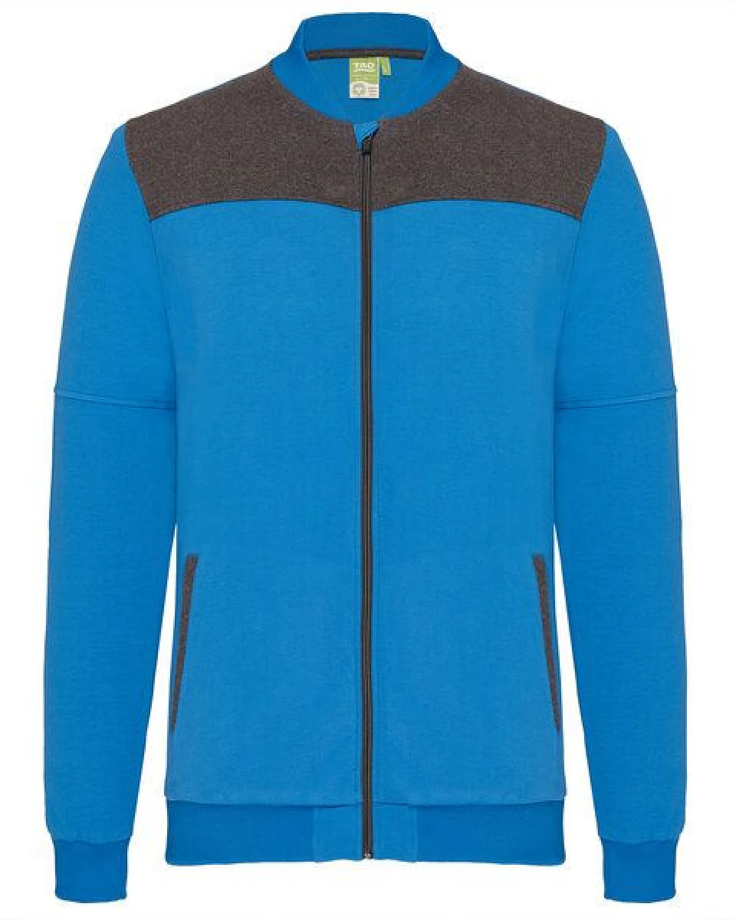 TAO Sportswear Bequeme Herren Freizeitjacke aus Bio-Baumwolle EMIL mit farblichen Akzent – Ansicht 4