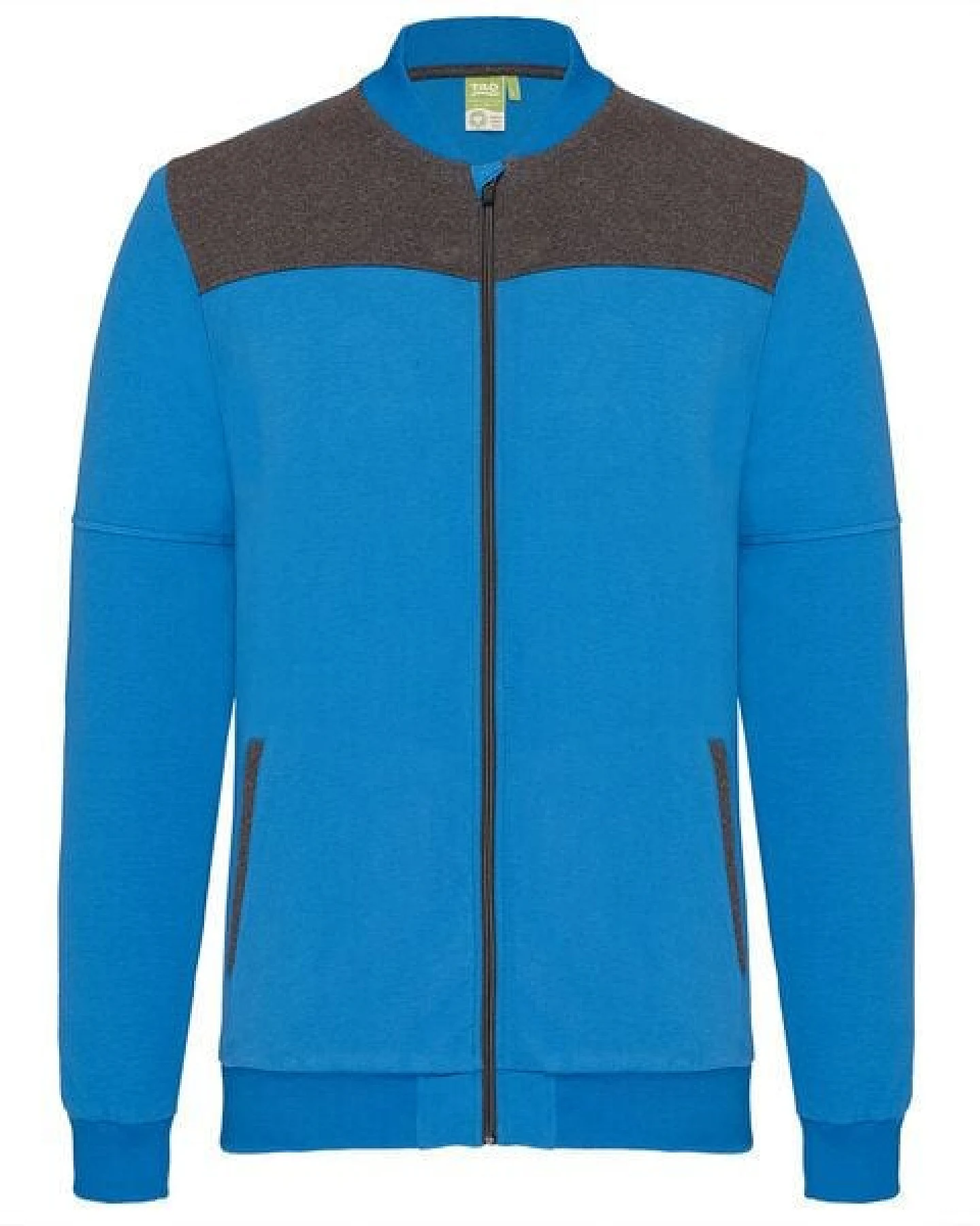 TAO Sportswear Bequeme Herren Freizeitjacke aus Bio-Baumwolle EMIL mit farblichen Akzent – Ansicht 4