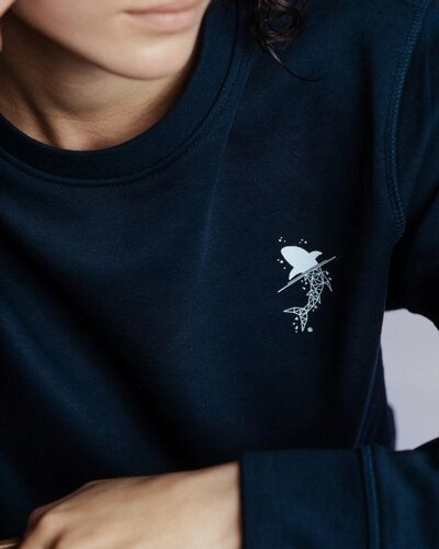 Kultgut Biofair - Flauschig, weicher Pullover, vegan zertifiziert - Save the Ocean/ Little Stark – Ansicht 2