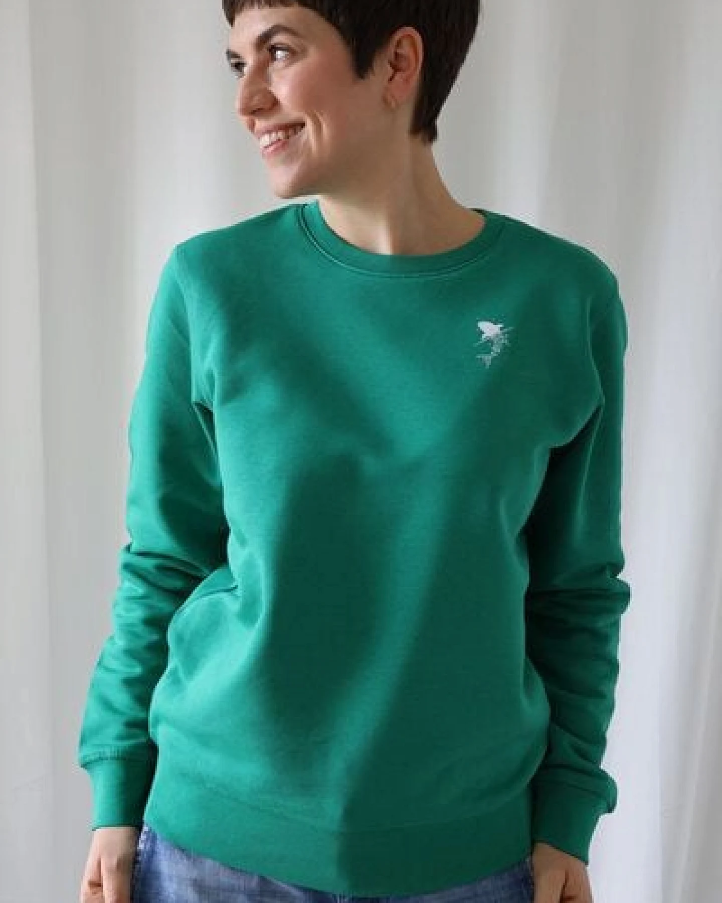 Kultgut Biofair - Flauschig, weicher Pullover, vegan zertifiziert - Save the Ocean/ Little Stark – Ansicht 3
